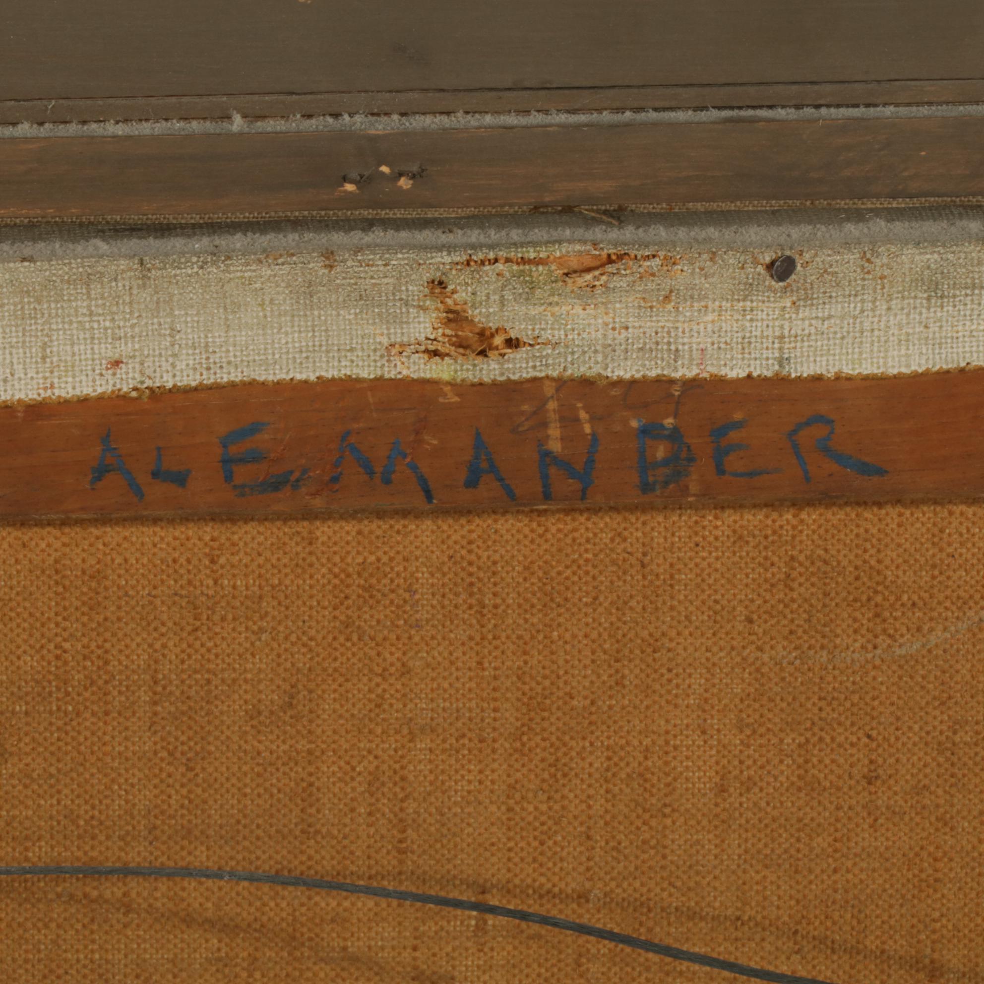 Anna S. Fisher Floral Still Life Oil Painting, Early to Mid 20th Century