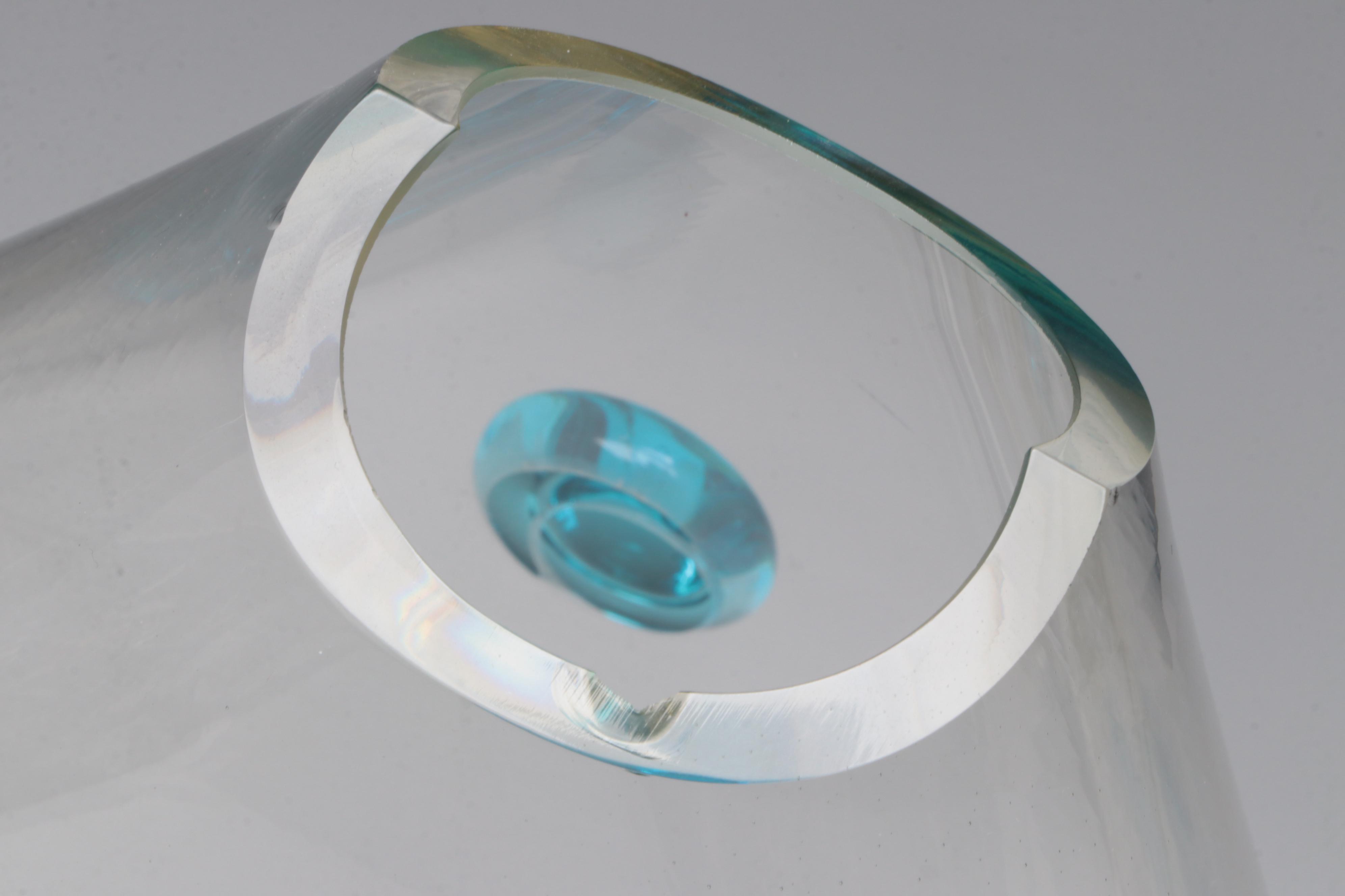 Art Glass Vase in the Form of a Fish