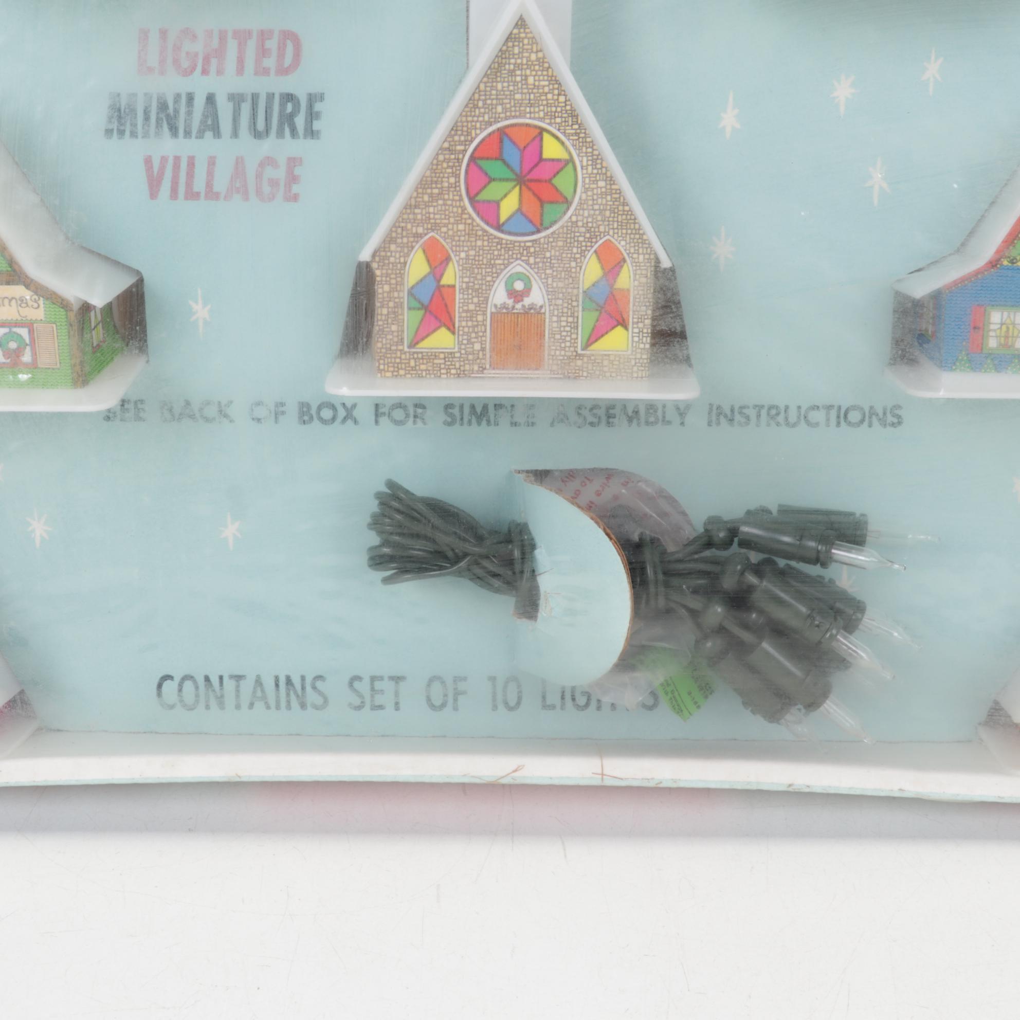 Assorted Table Top Christmas Decor, Ornaments, & More, Mid to Late 20th Century