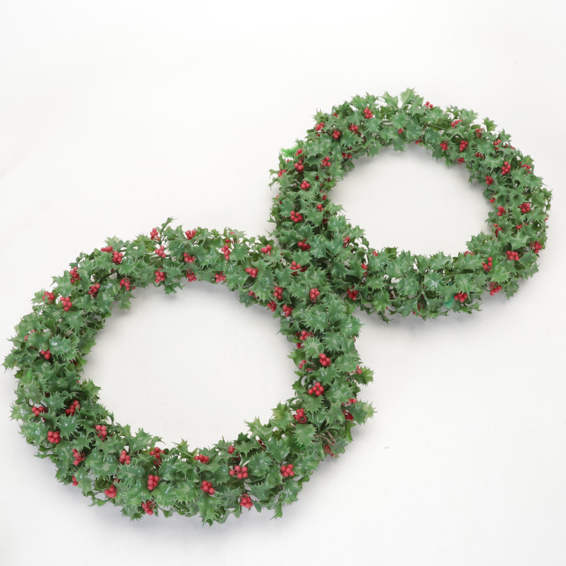 Assorted Table Top Christmas Decor, Ornaments, & More, Mid to Late 20th Century