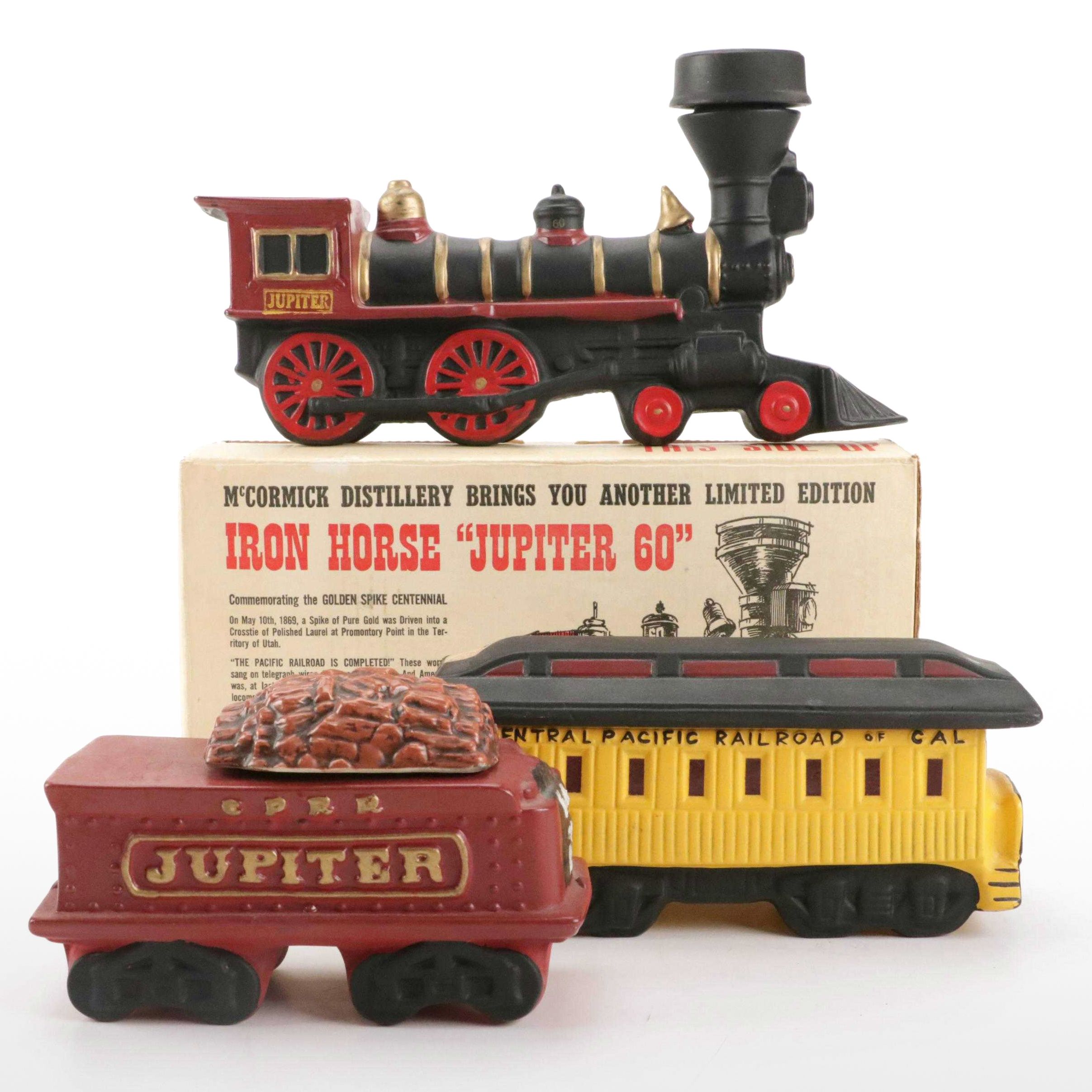 B. Harness for McCormick Distilling Chalkware Train Bourbon Decanters, 1969-1970