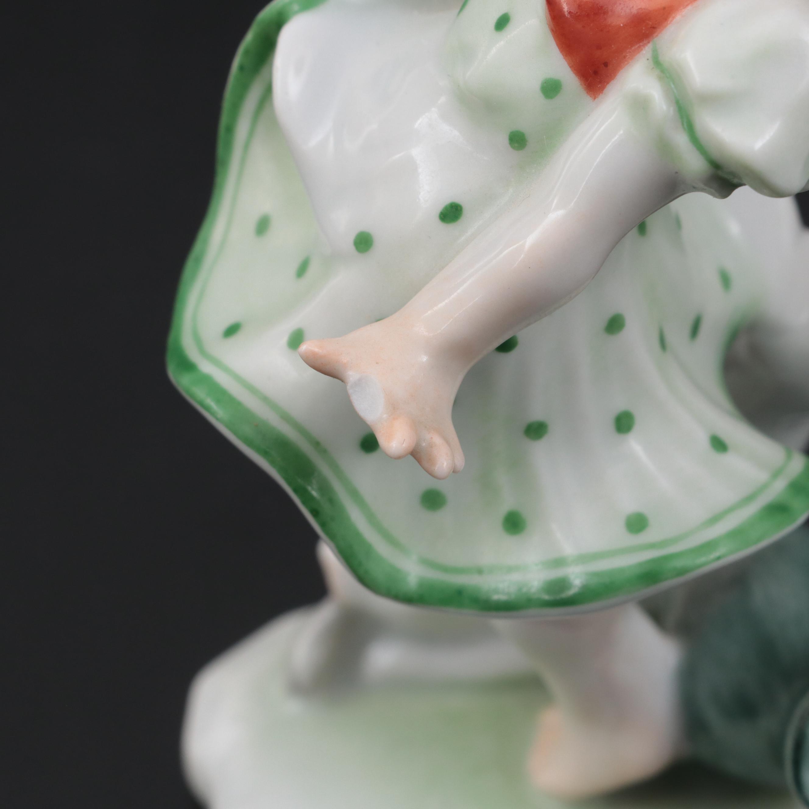 Herend Porcelain Figurines, Mid to Late 20th Century