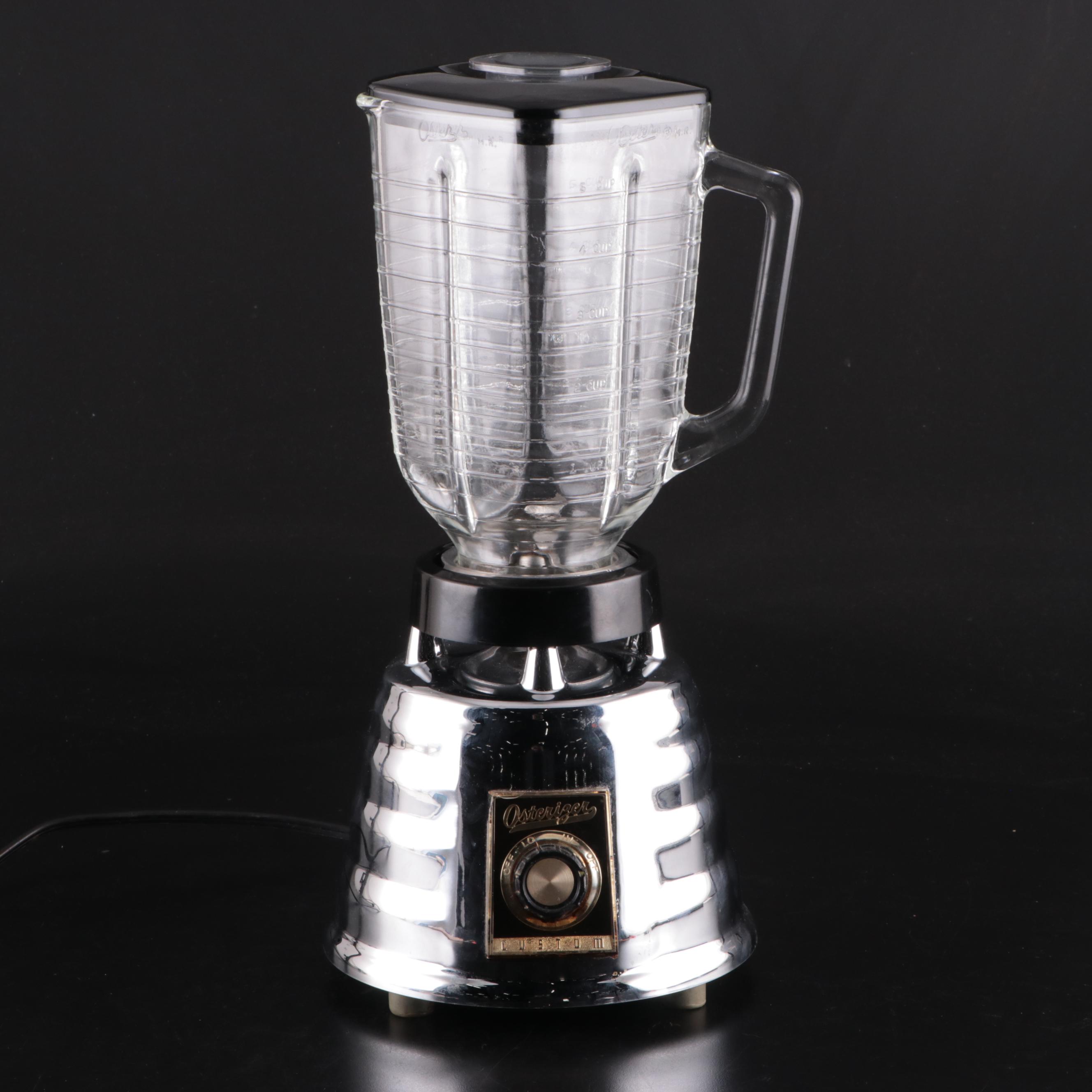 Oster "Osterizer" Chrome Finish Blender, Mid to Late 20th Century