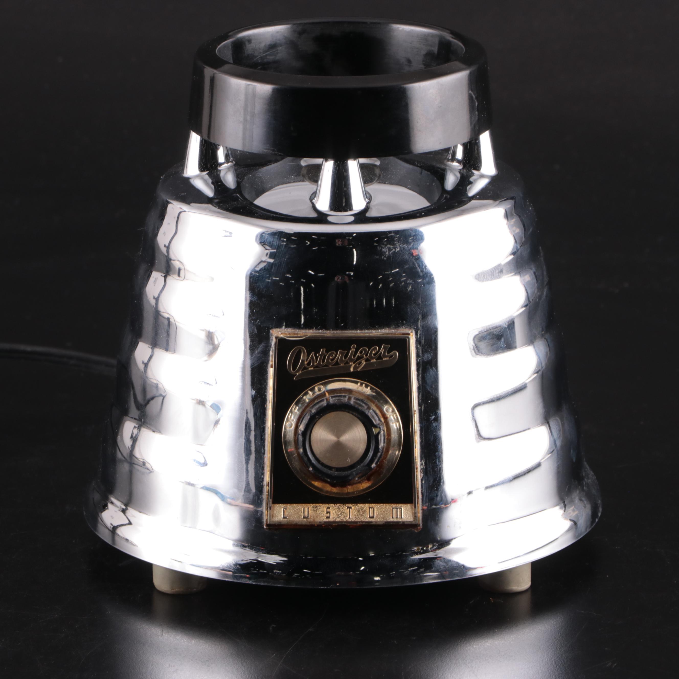 Oster "Osterizer" Chrome Finish Blender, Mid to Late 20th Century