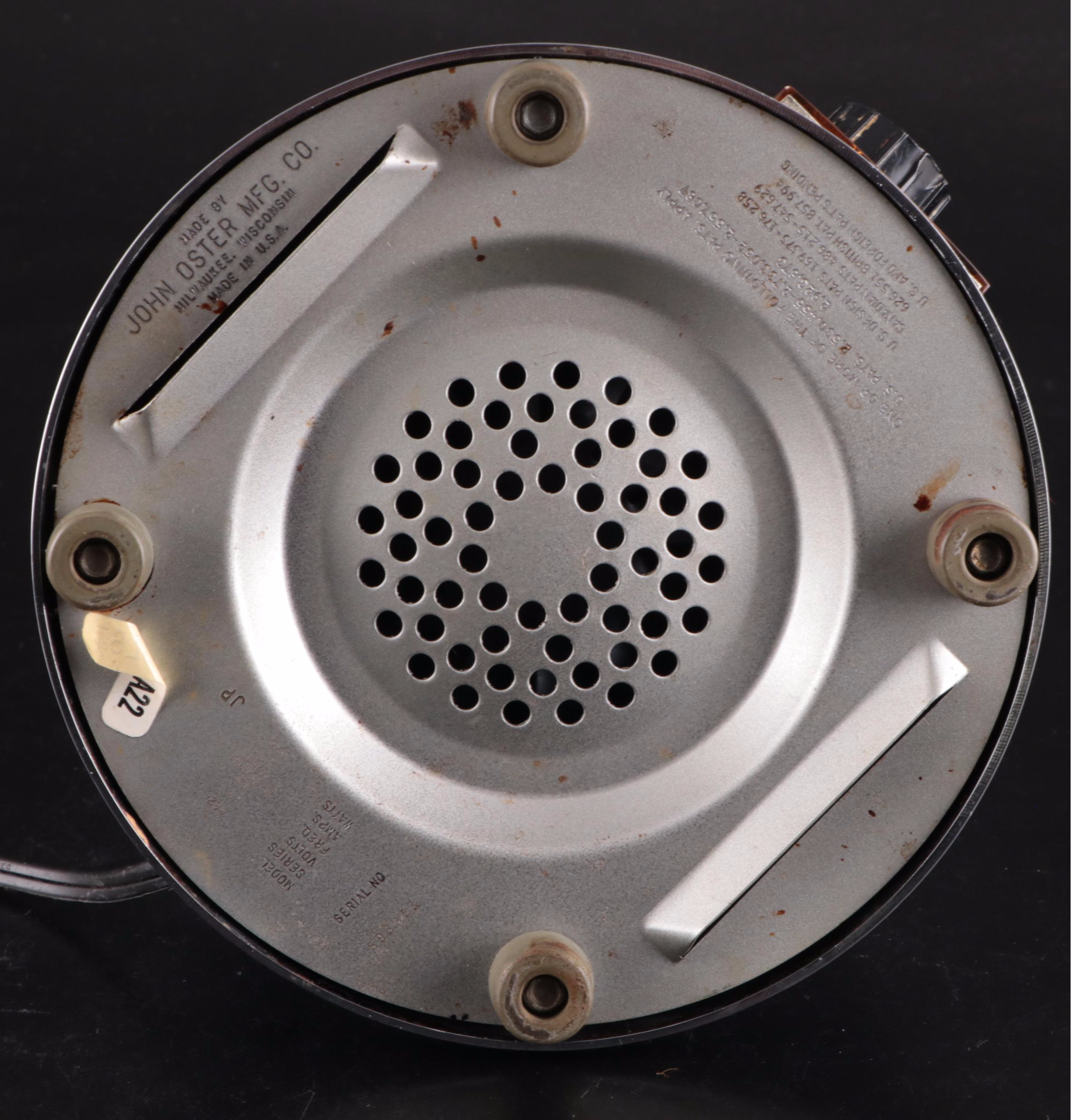 Oster "Osterizer" Chrome Finish Blender, Mid to Late 20th Century