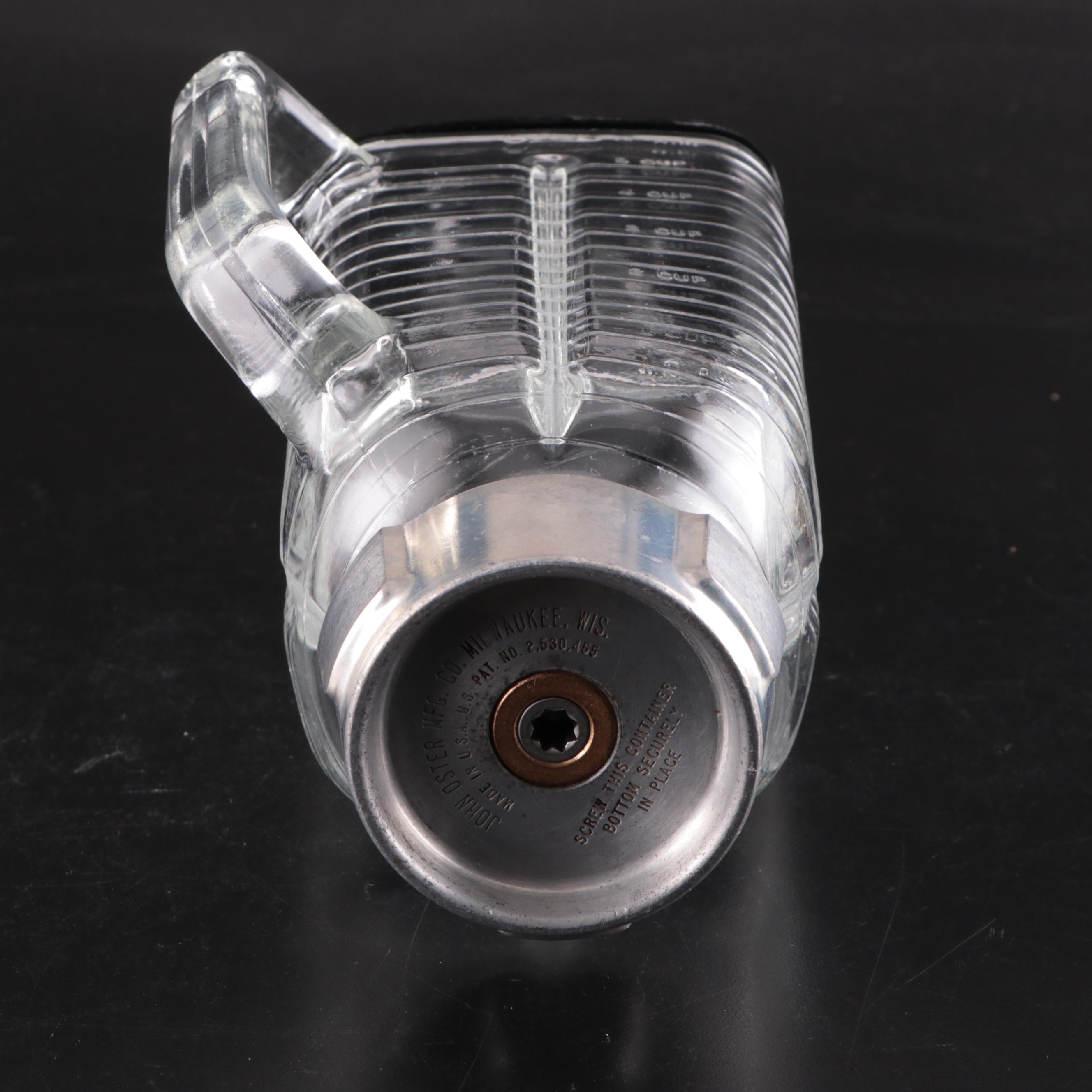 Oster "Osterizer" Chrome Finish Blender, Mid to Late 20th Century