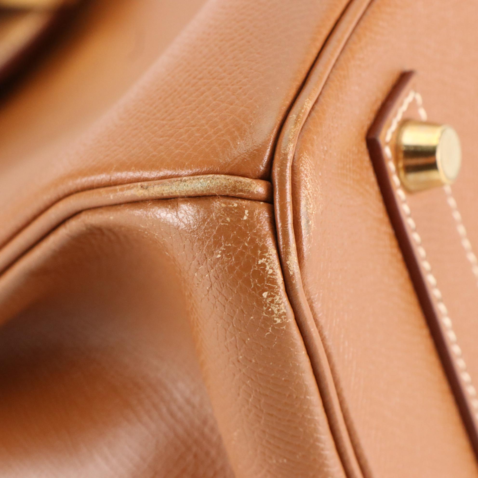 Hermès Birkin 35 Satchel in Veau Grain Lisse Leather