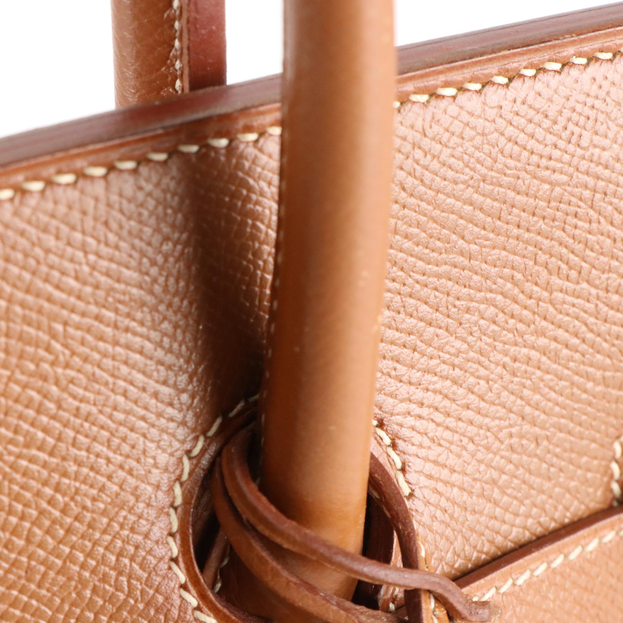 Hermès Birkin 35 Satchel in Veau Grain Lisse Leather