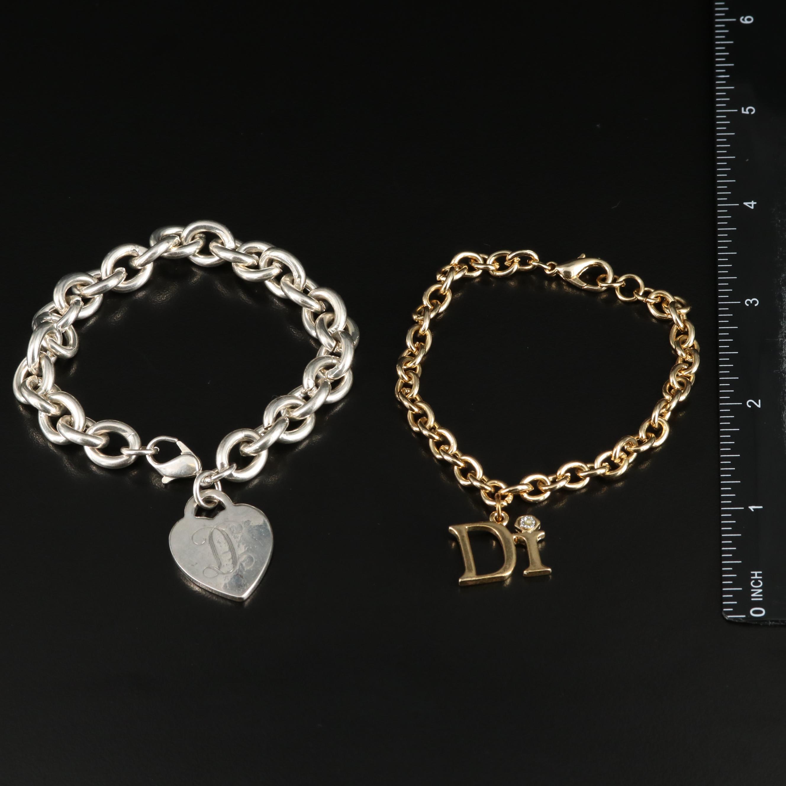 Bracelet and Brooch Assortment with Smoky Quartz, Foilbacks and Swarovski