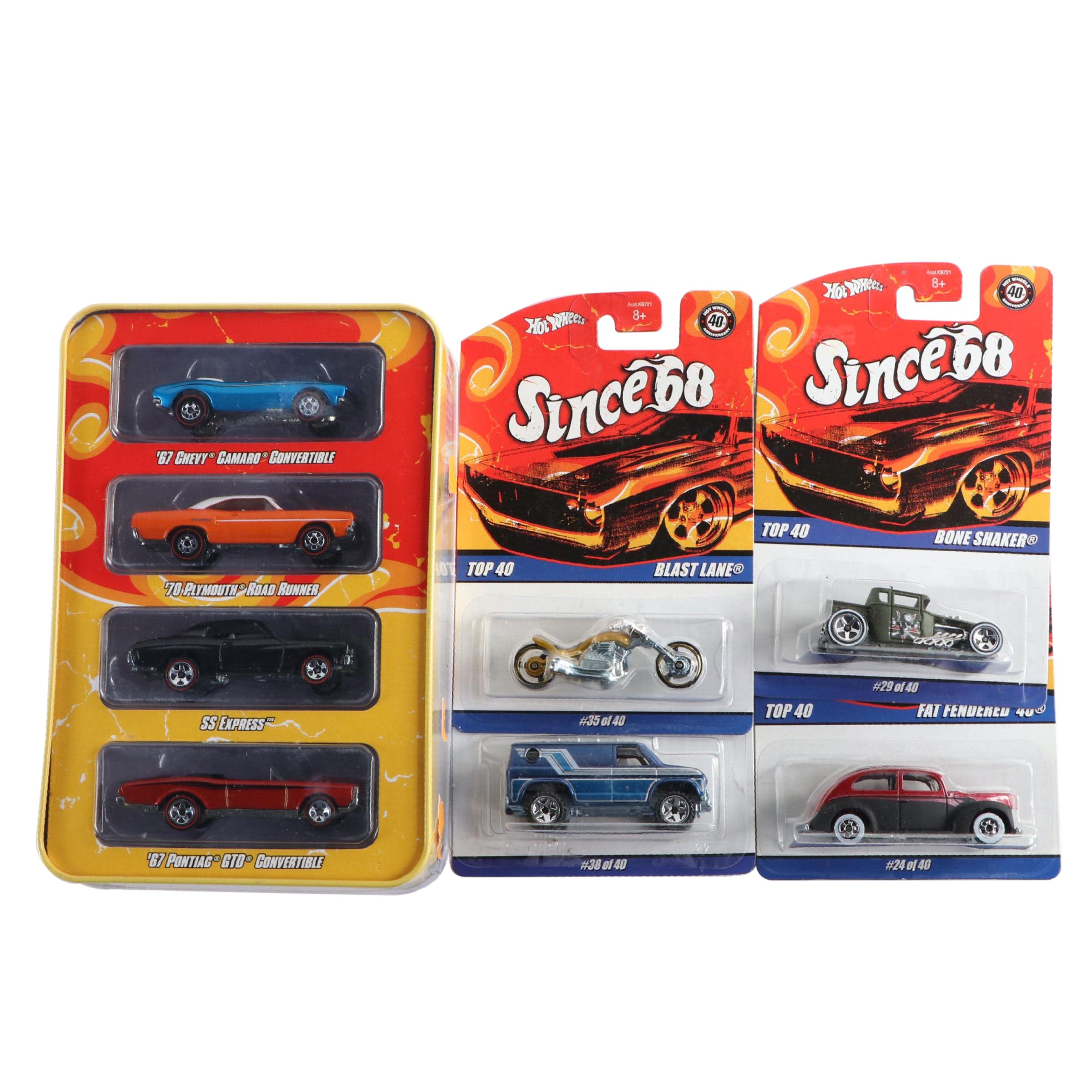 Mattel Hot Wheels "Muscle Cars" 4-Car Pack and More