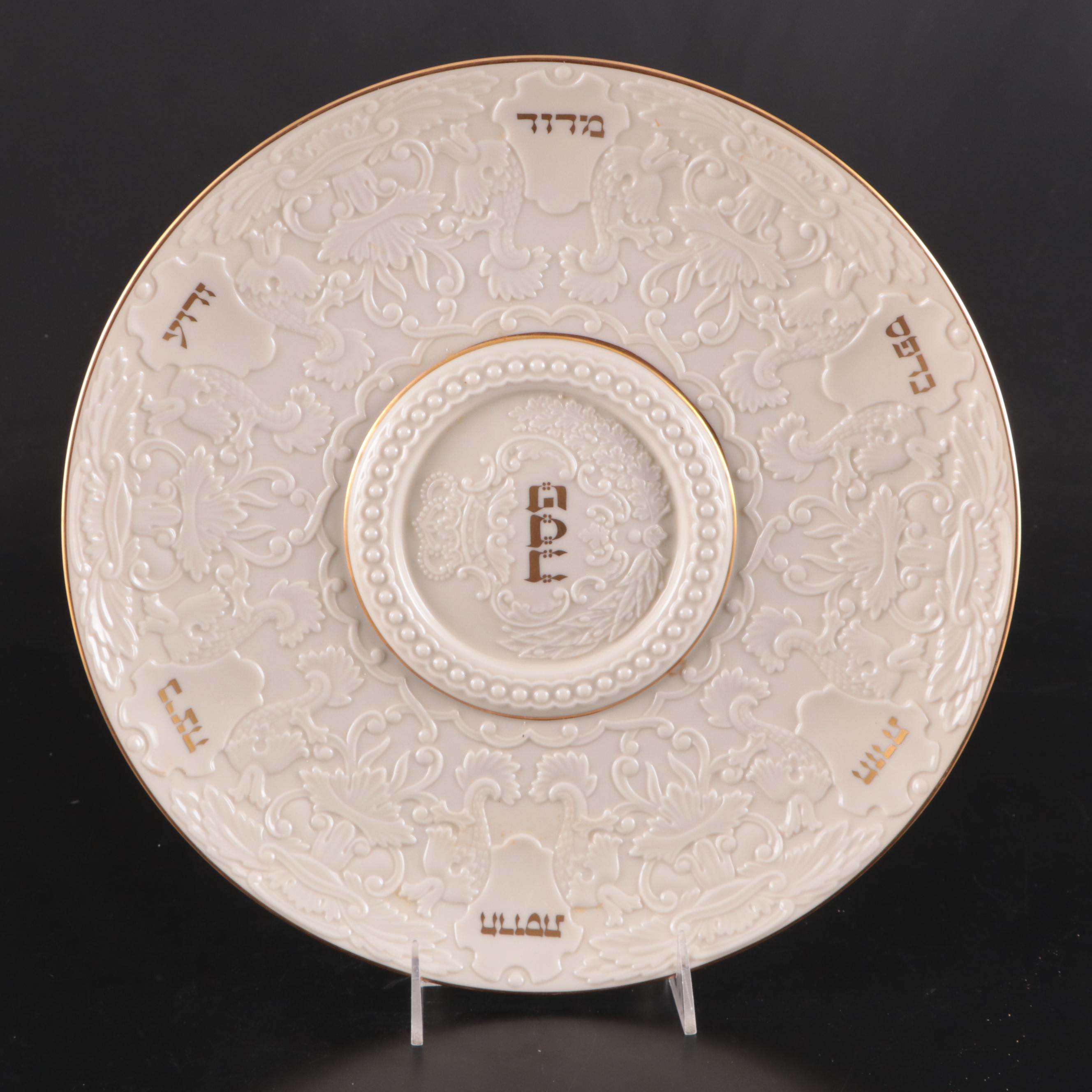 Lenox Dubarry Collection and Other Lenox Tableware, Seder Plate and Elijah's Cup