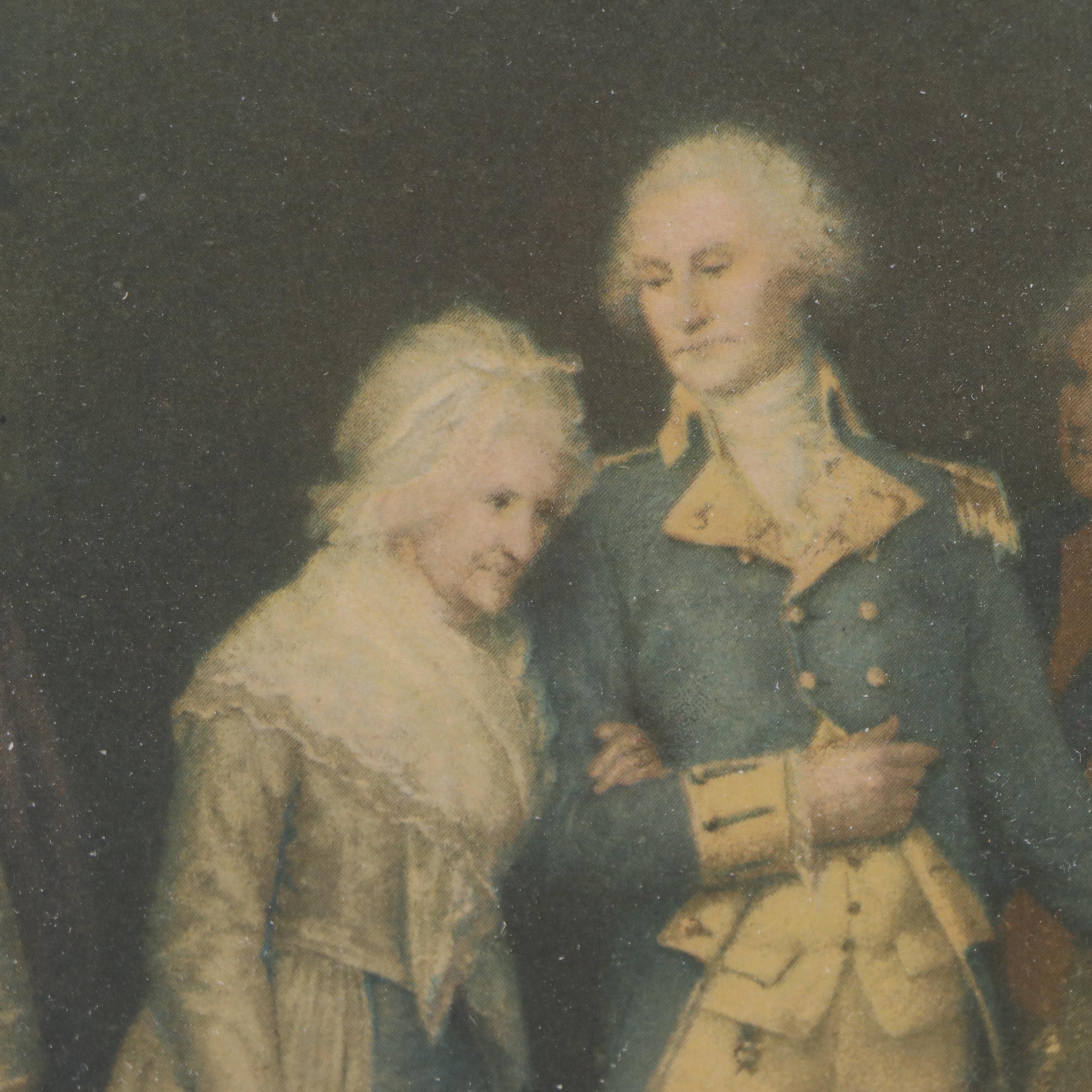 Hand-Colored Lithograph "Declaration of Independence July 4th 1776," More