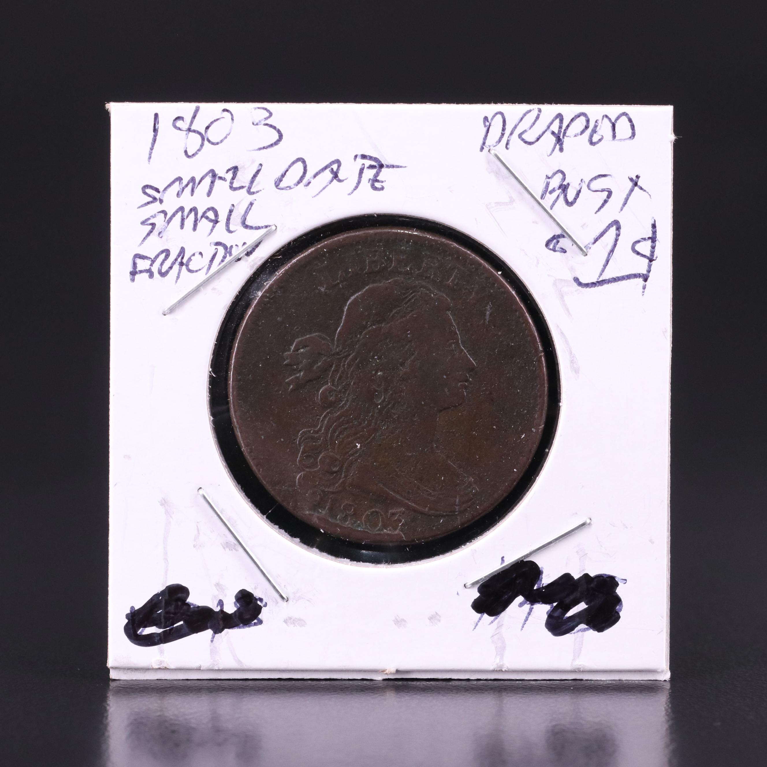 1798 and 1803 Draped Bust Large Cents