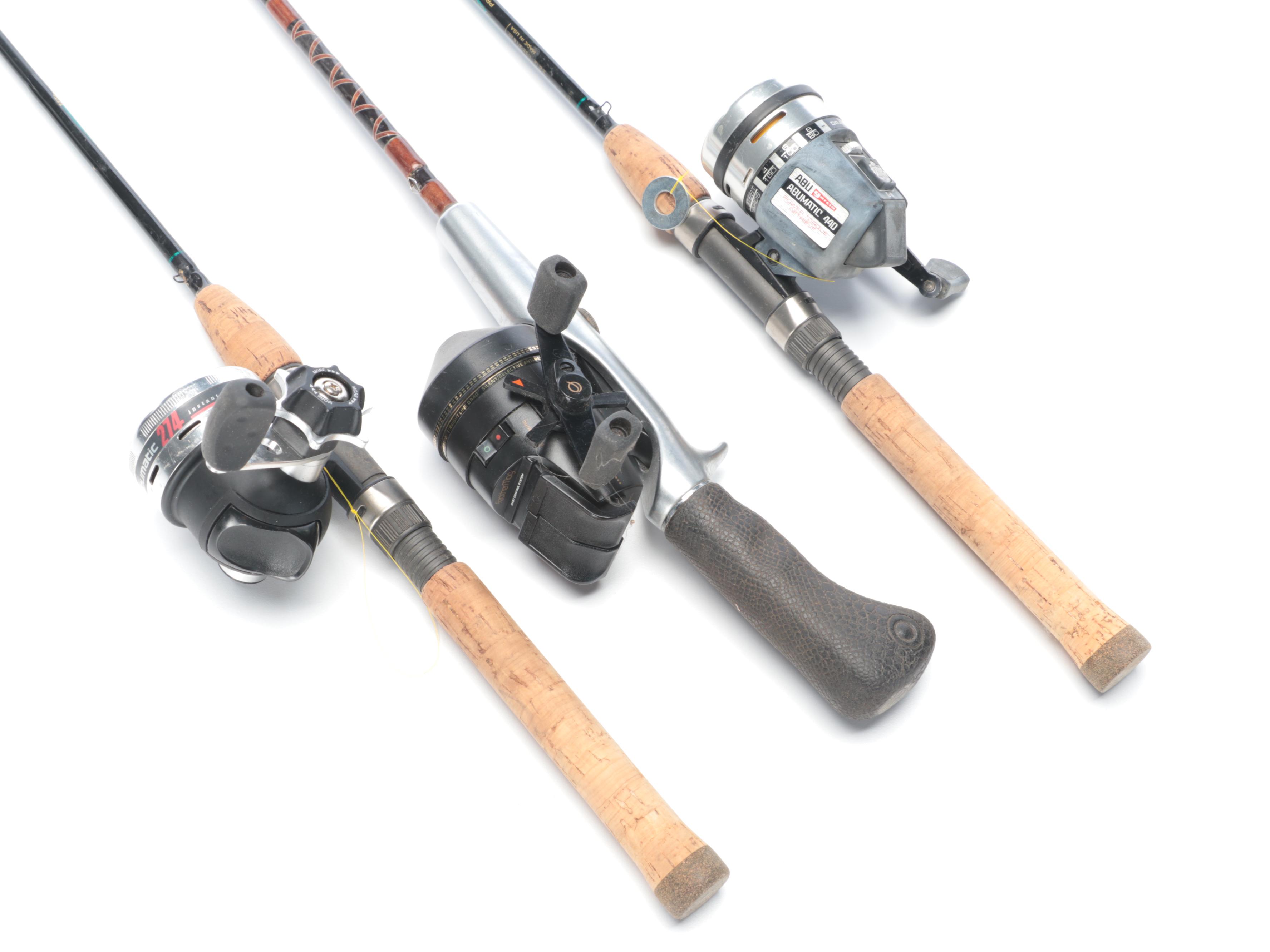 Abu Garcia Graphite Fishing Rod with St. Croix Graphite Fishing Rod and More