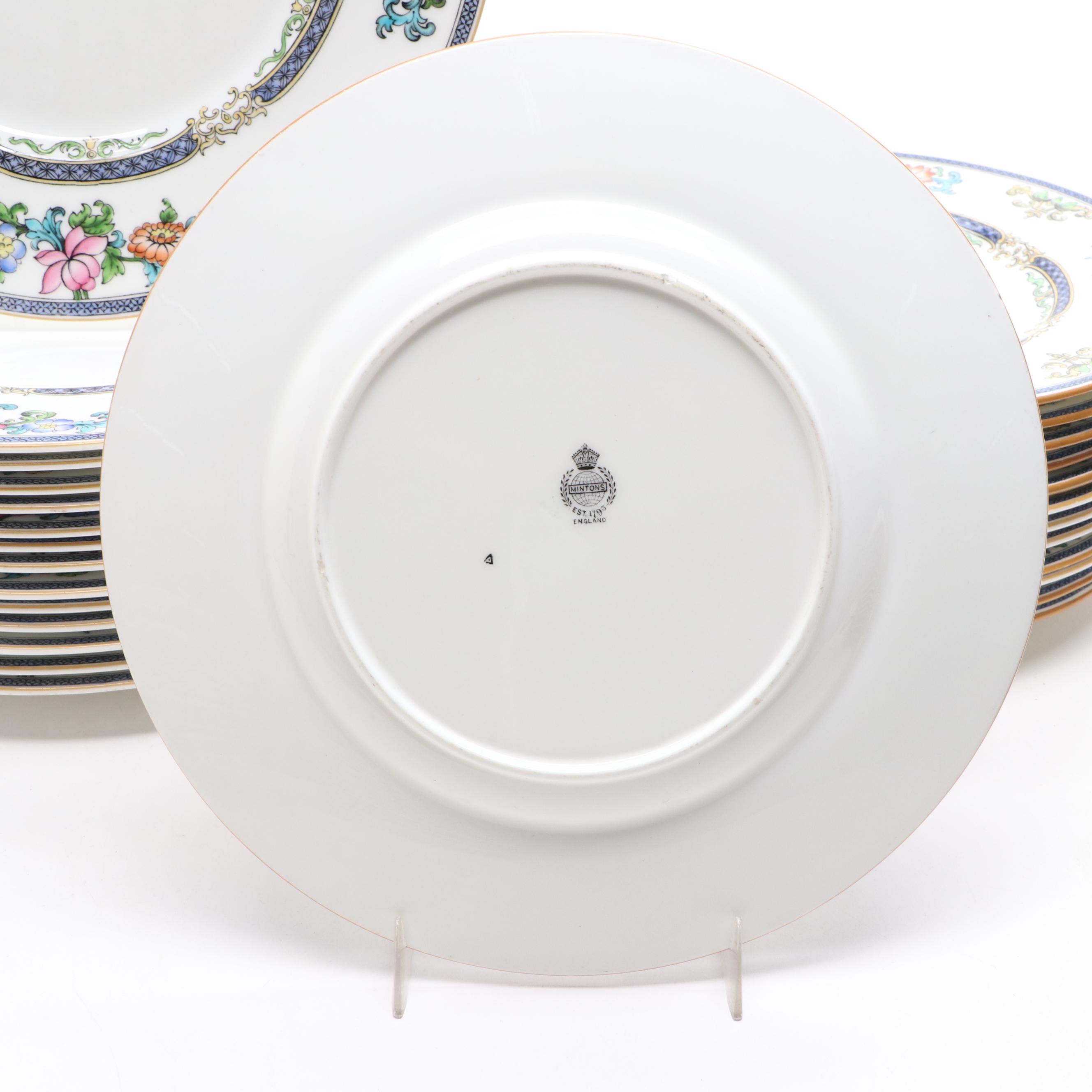 Minton Floral Motif Bone China Dinnerware