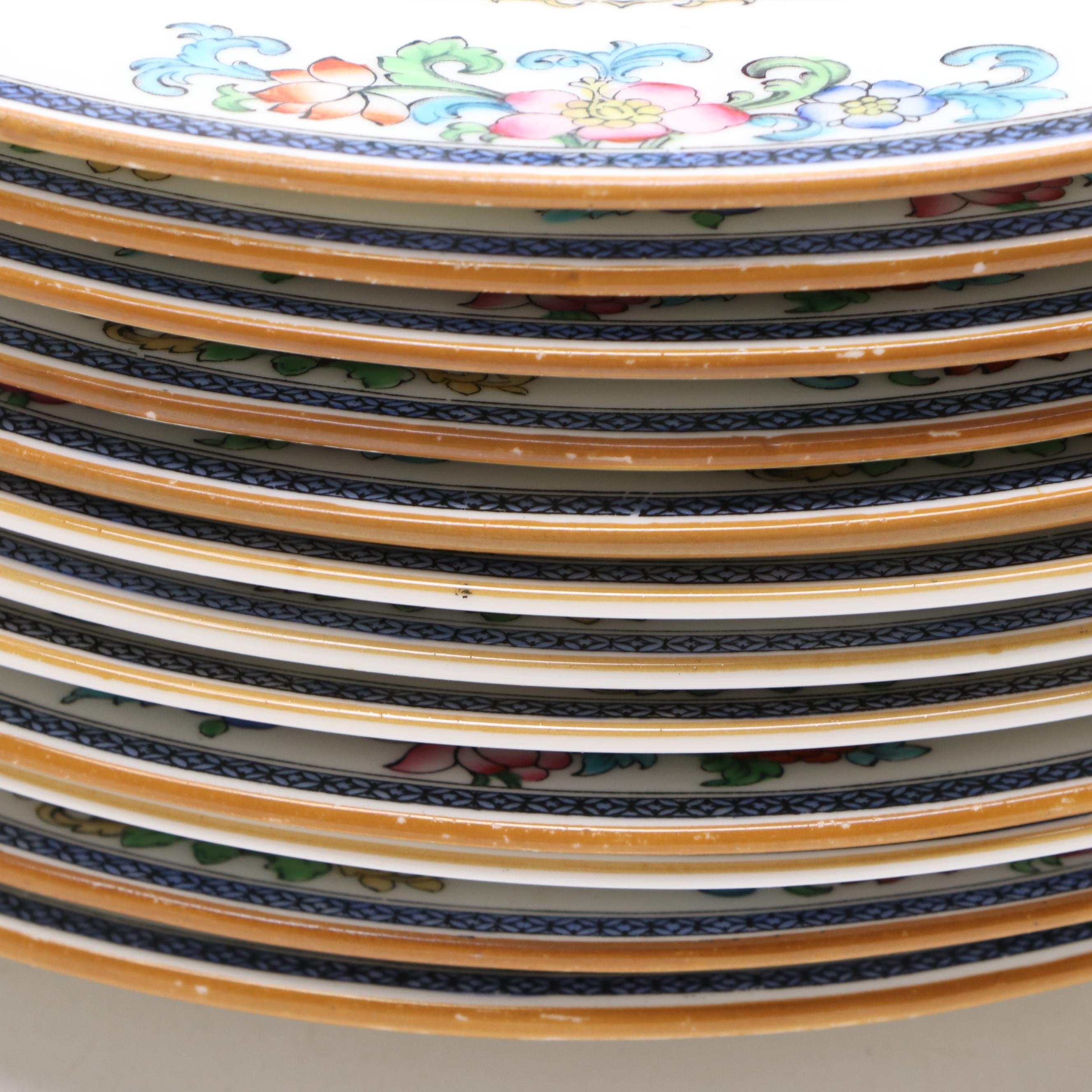 Minton Floral Motif Bone China Dinnerware