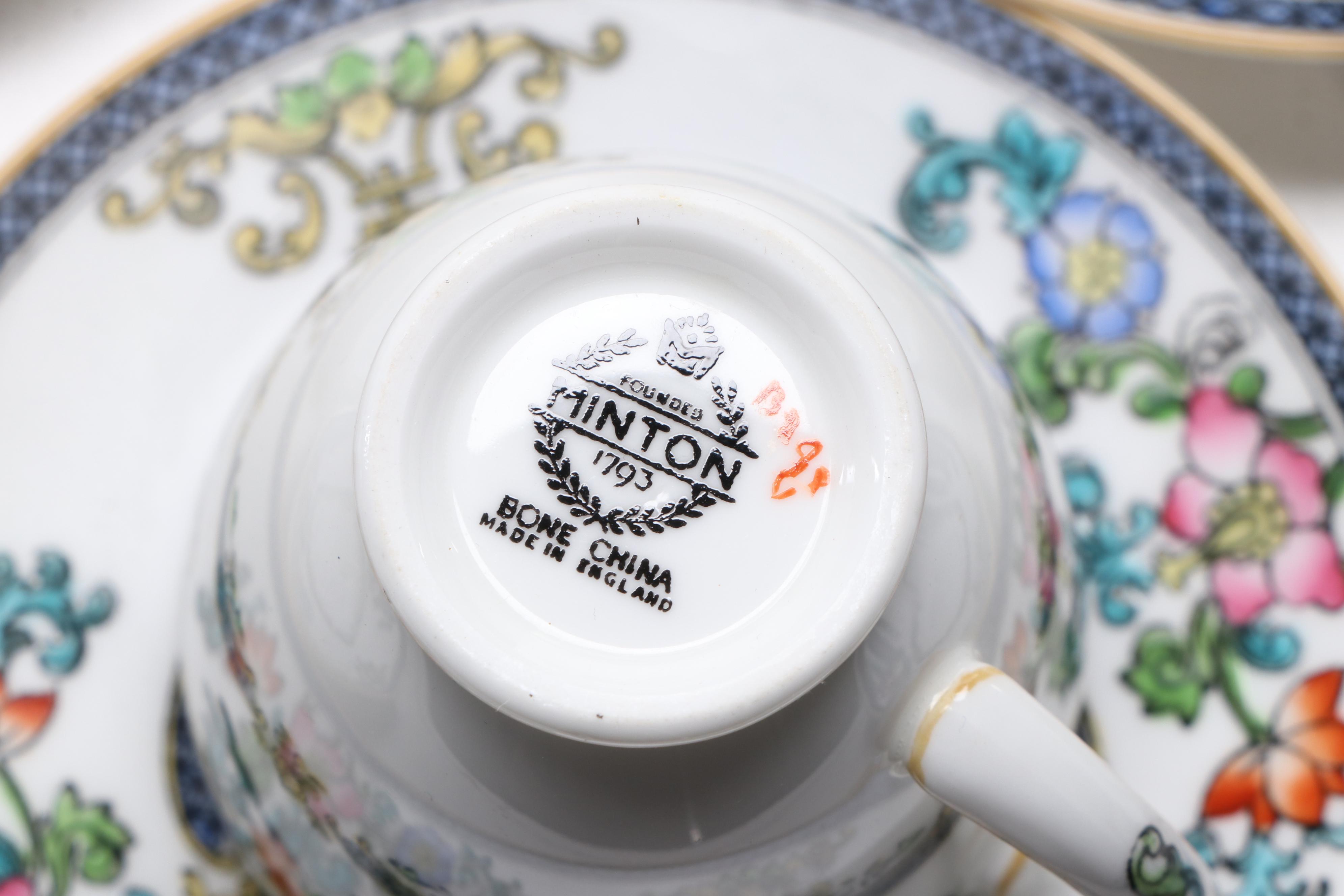 Minton Floral Motif Bone China Dinnerware