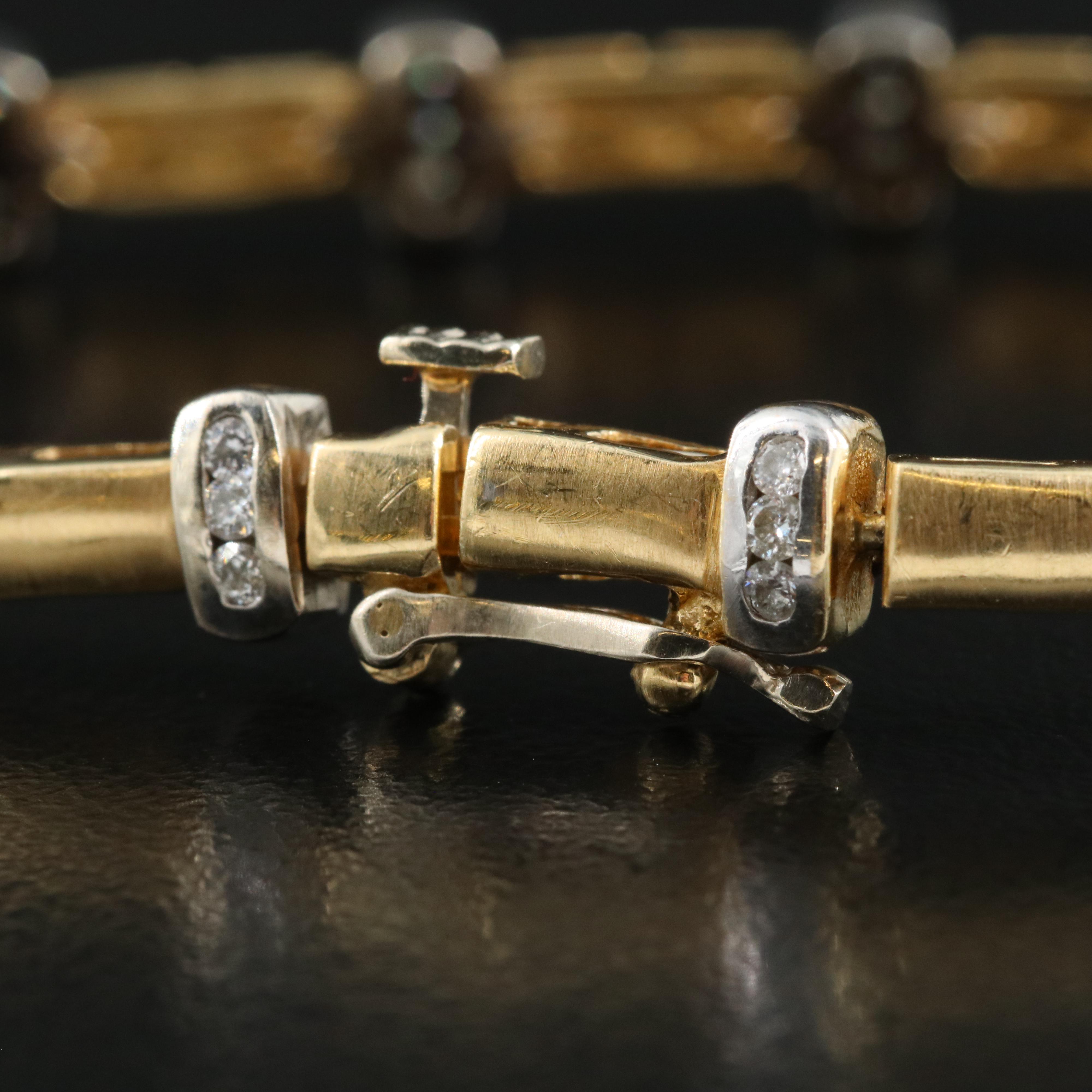 14K Two-Tone 0.50 CTW Diamond Bracelet