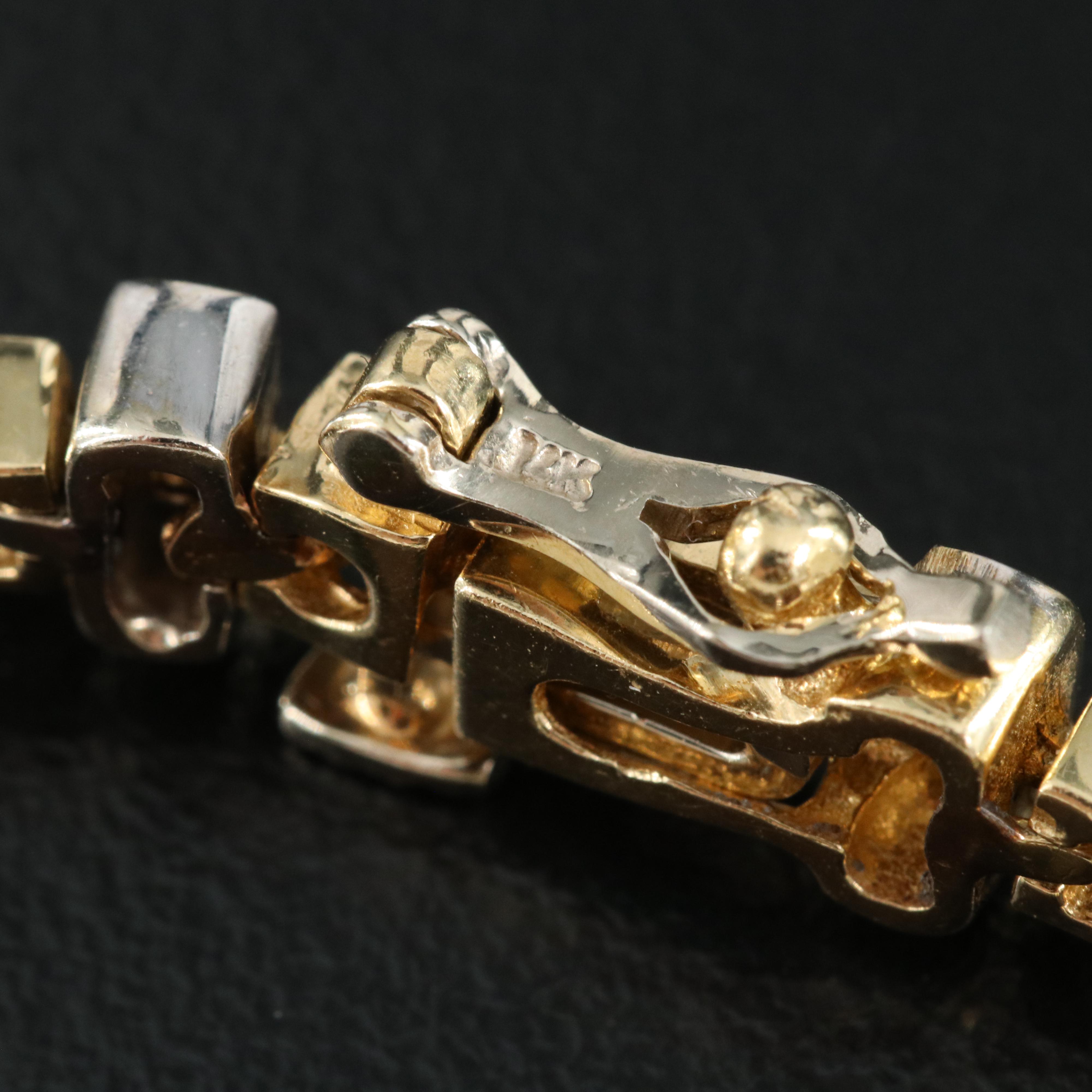 14K Two-Tone 0.50 CTW Diamond Bracelet
