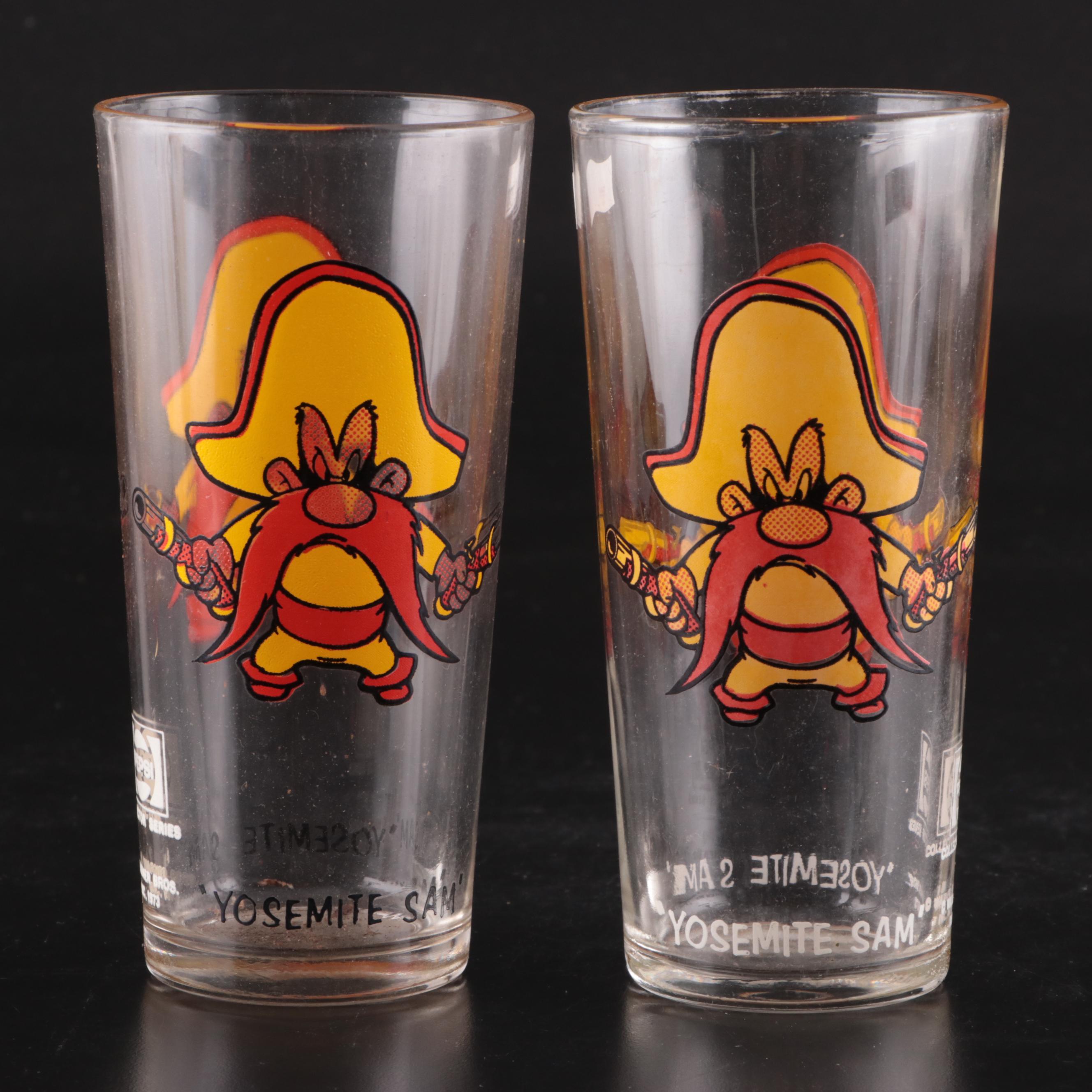 Pepsi Looney Tunes Glass Tumblers, 1973