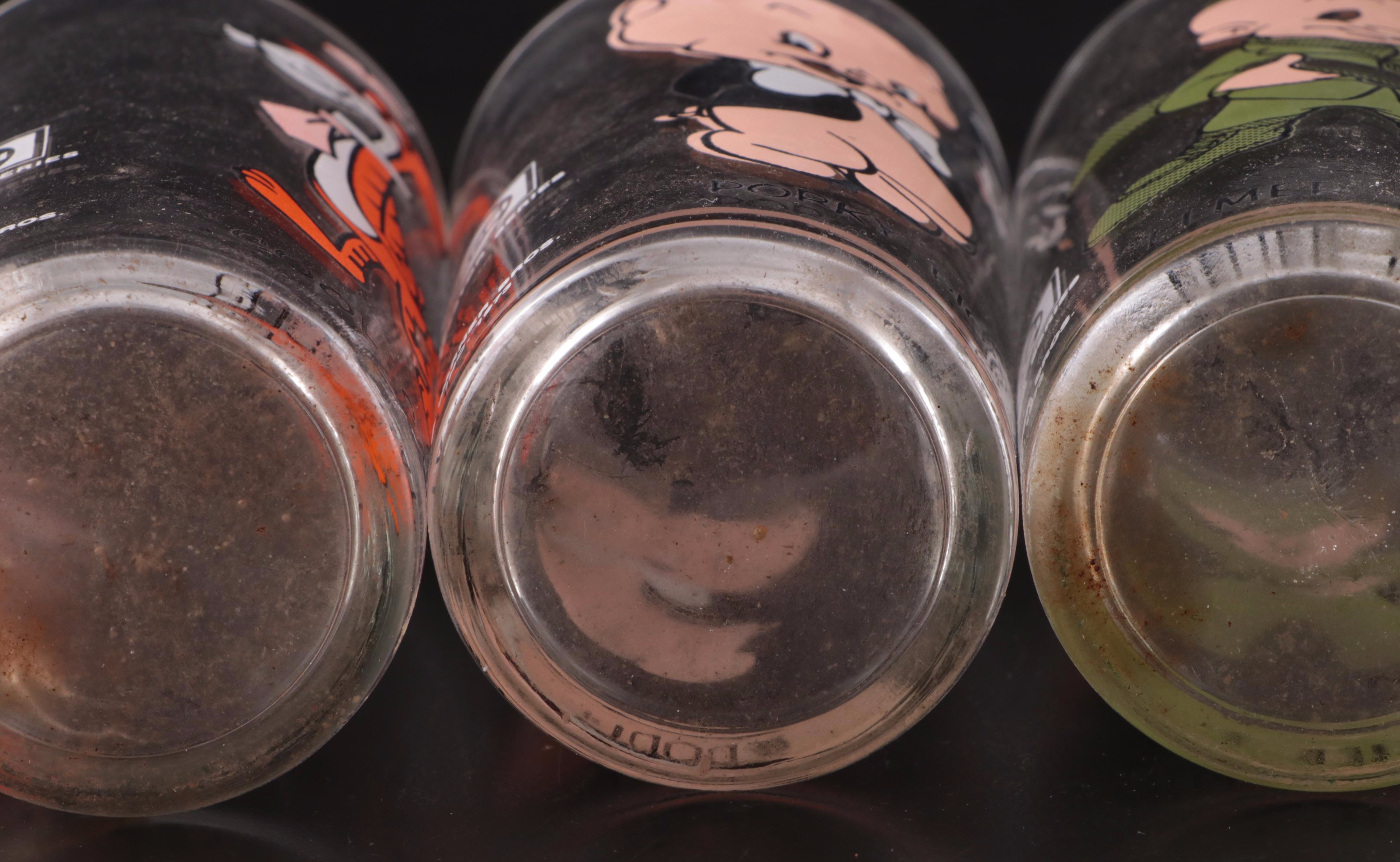 Pepsi Looney Tunes Glass Tumblers, 1973