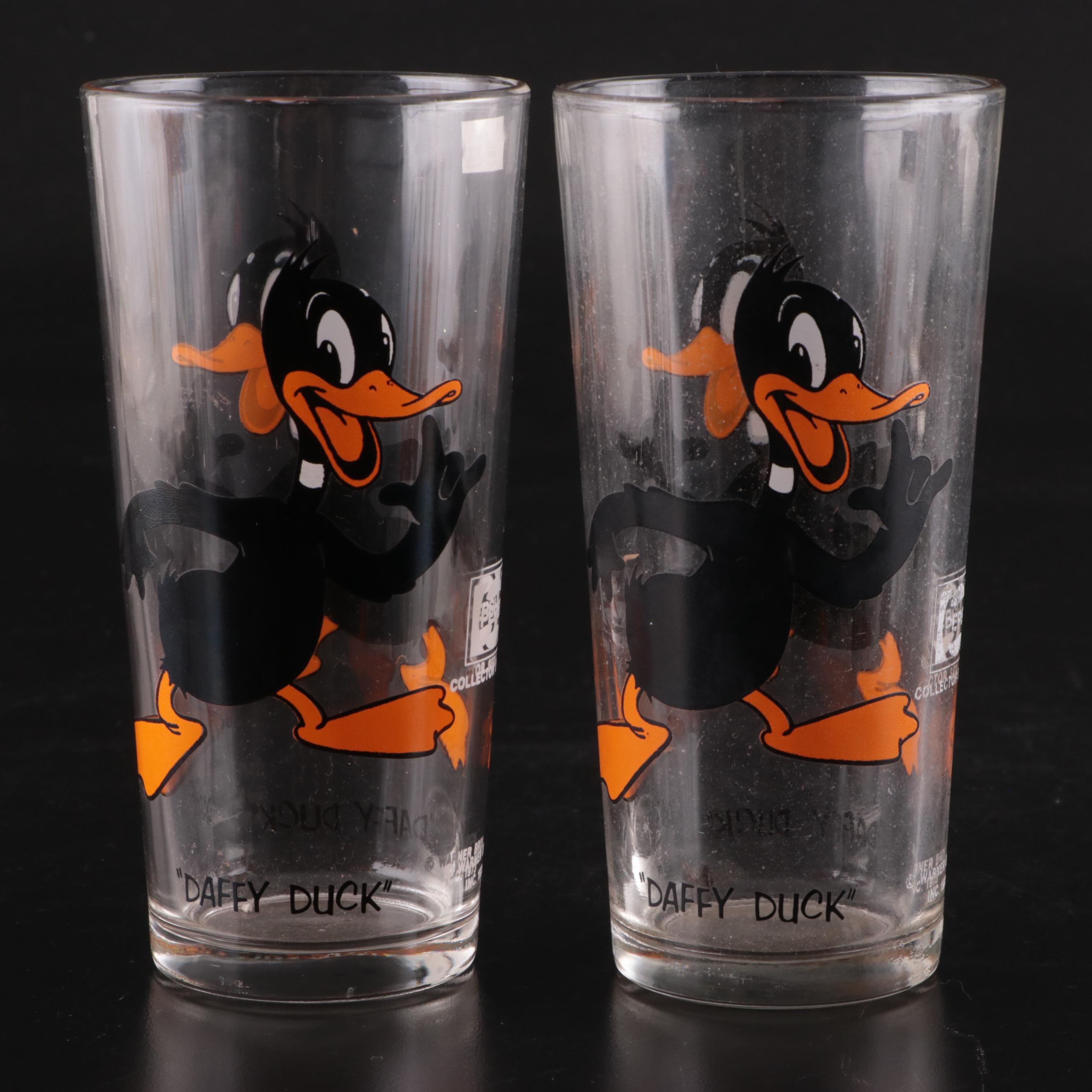 Pepsi Looney Tunes Glass Tumblers, 1973