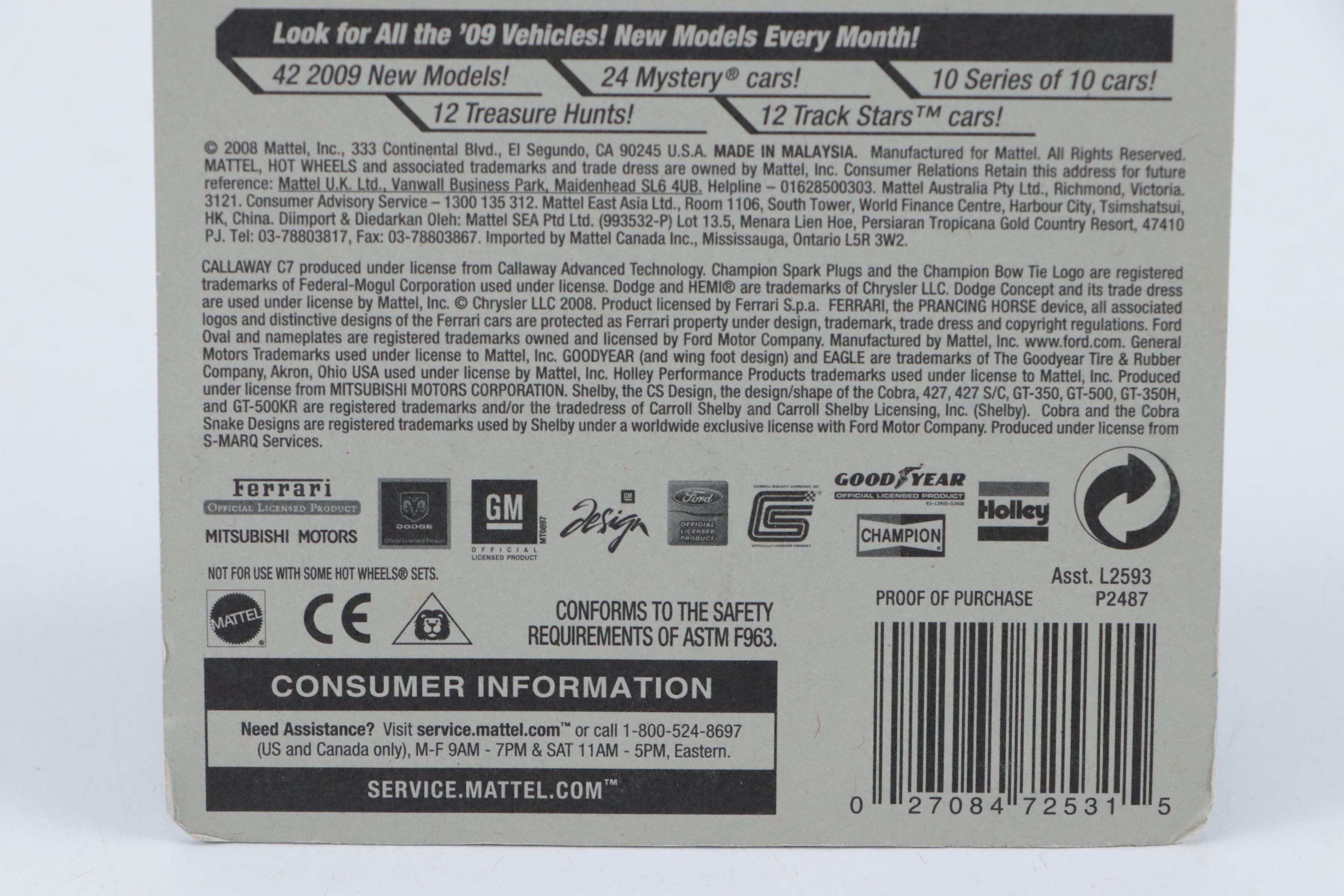 Mattel Hot Wheels Mystery Car Packages