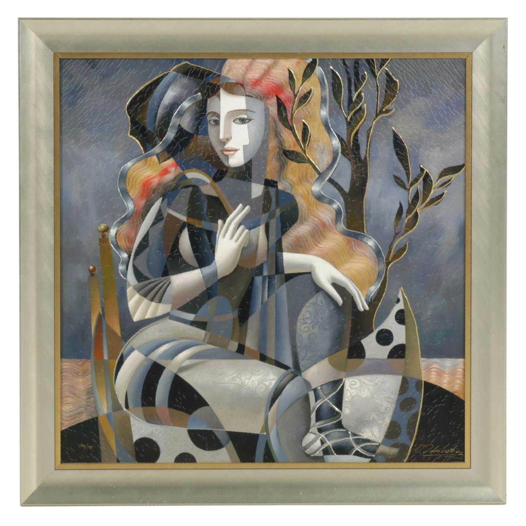 Oleg Zhivetin Offset Lithograph "Waiting For Winter," 2002