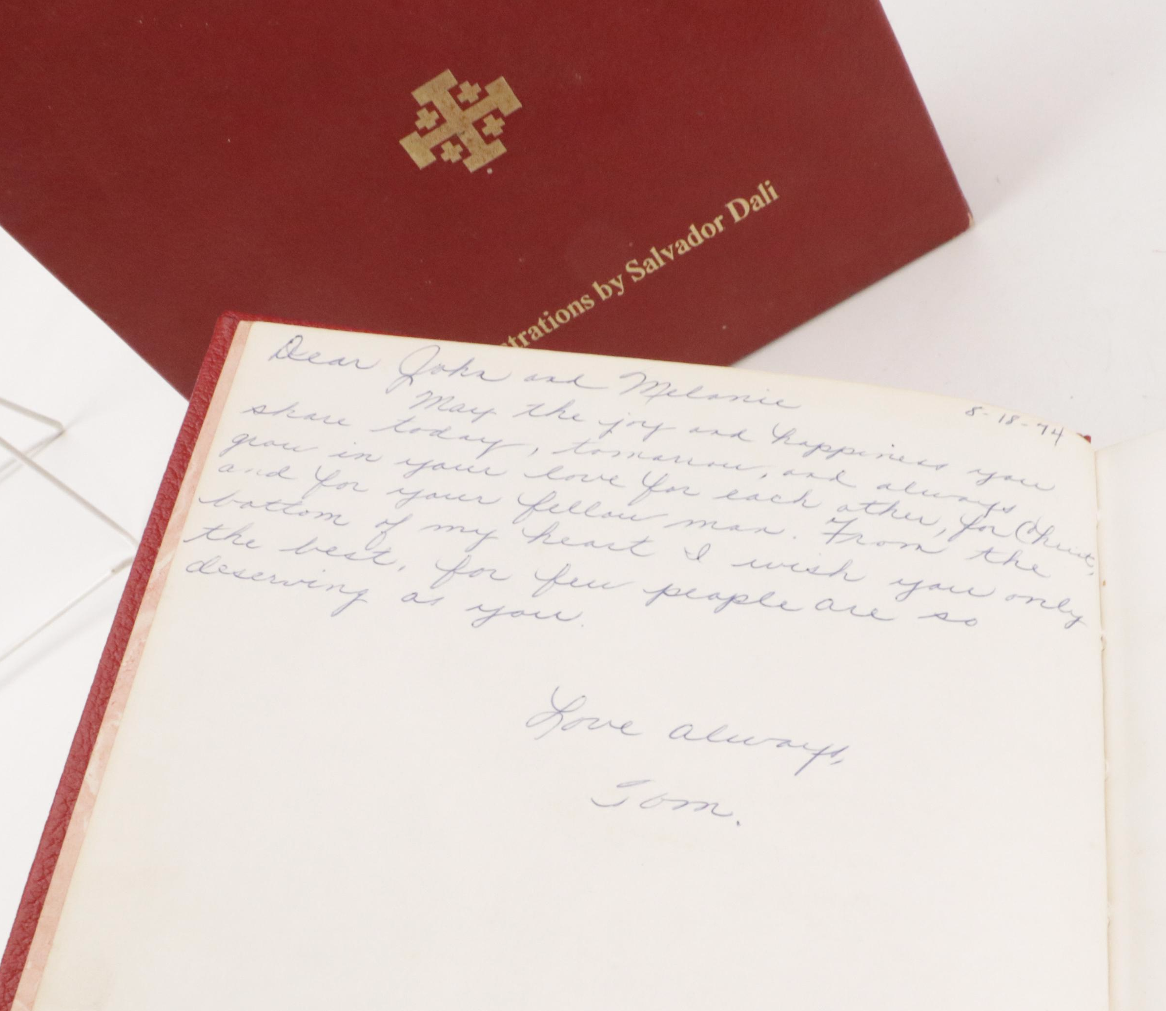 Salvador Dalí Illustrated Jerusalem Bible Edited by Alexander Jones, 1970