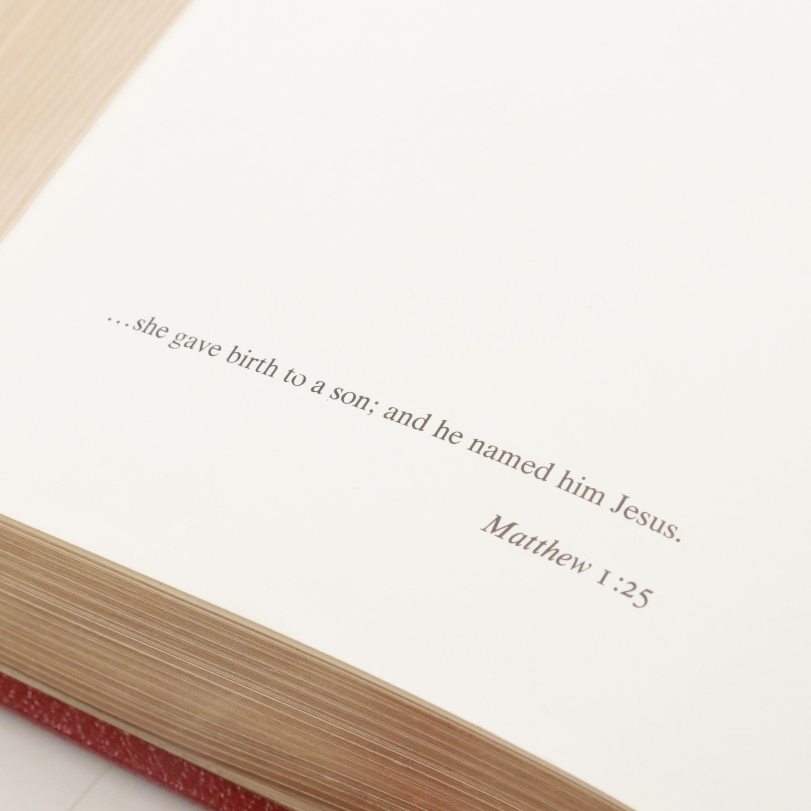 Salvador Dalí Illustrated Jerusalem Bible Edited by Alexander Jones, 1970