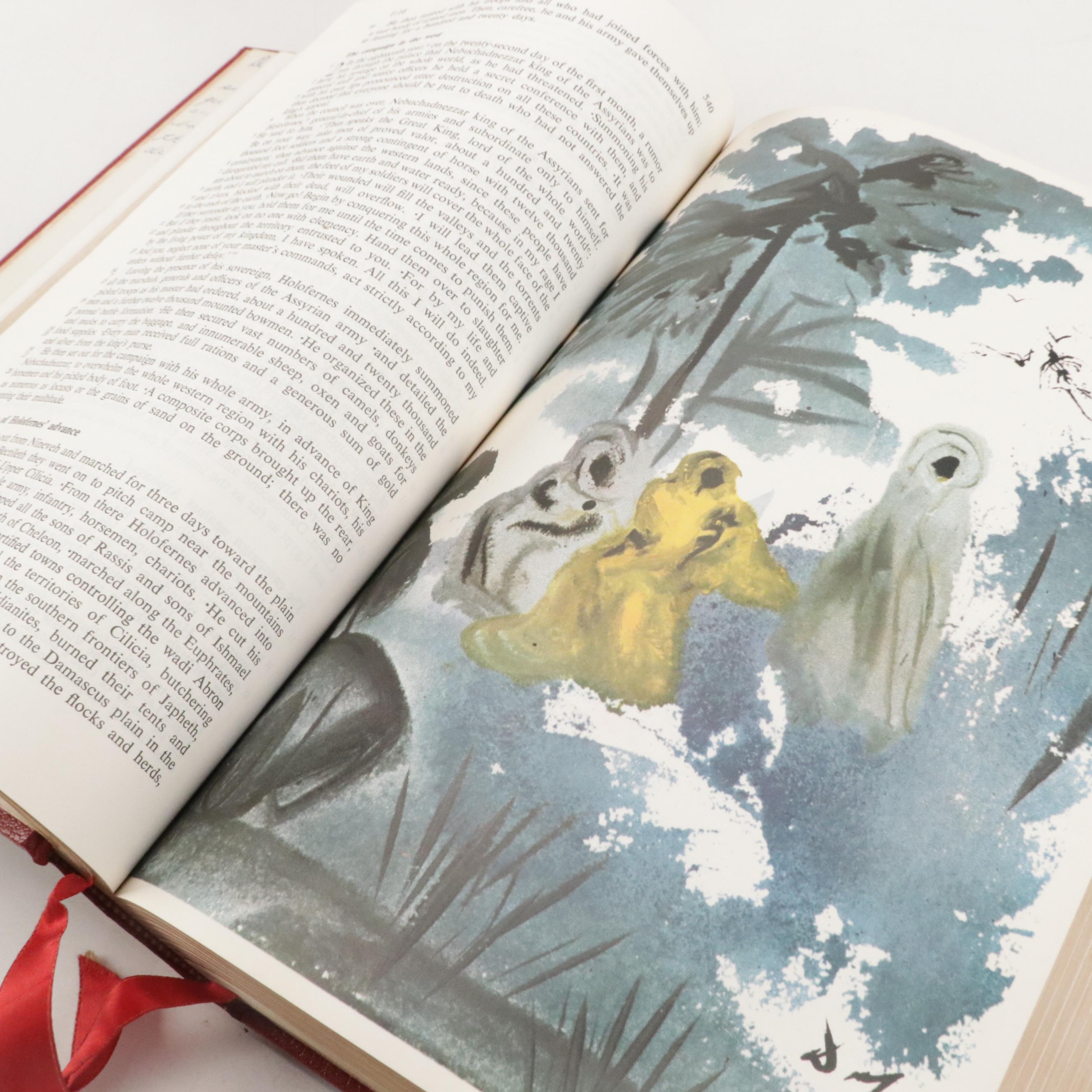 Salvador Dalí Illustrated Jerusalem Bible Edited by Alexander Jones, 1970