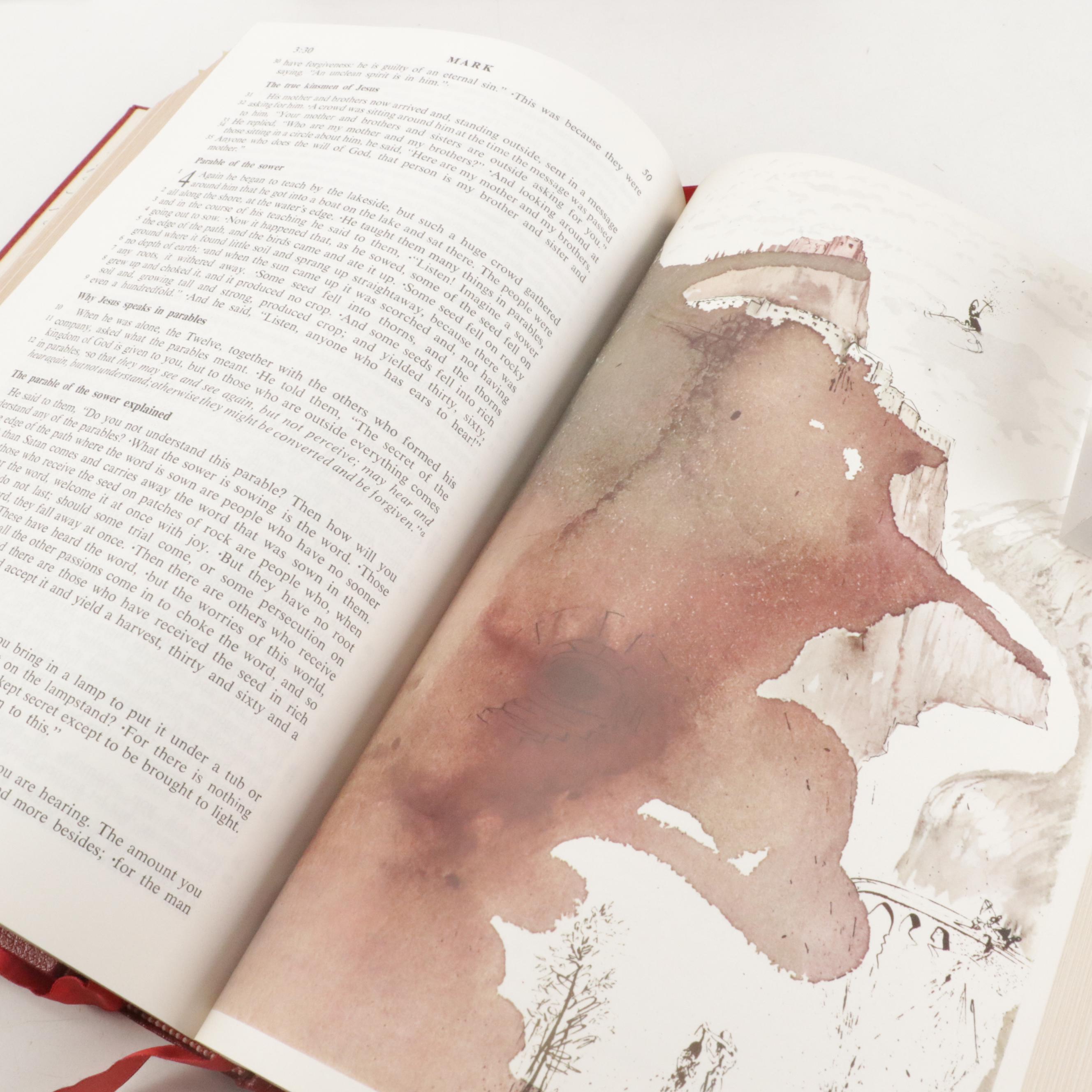 Salvador Dalí Illustrated Jerusalem Bible Edited by Alexander Jones, 1970