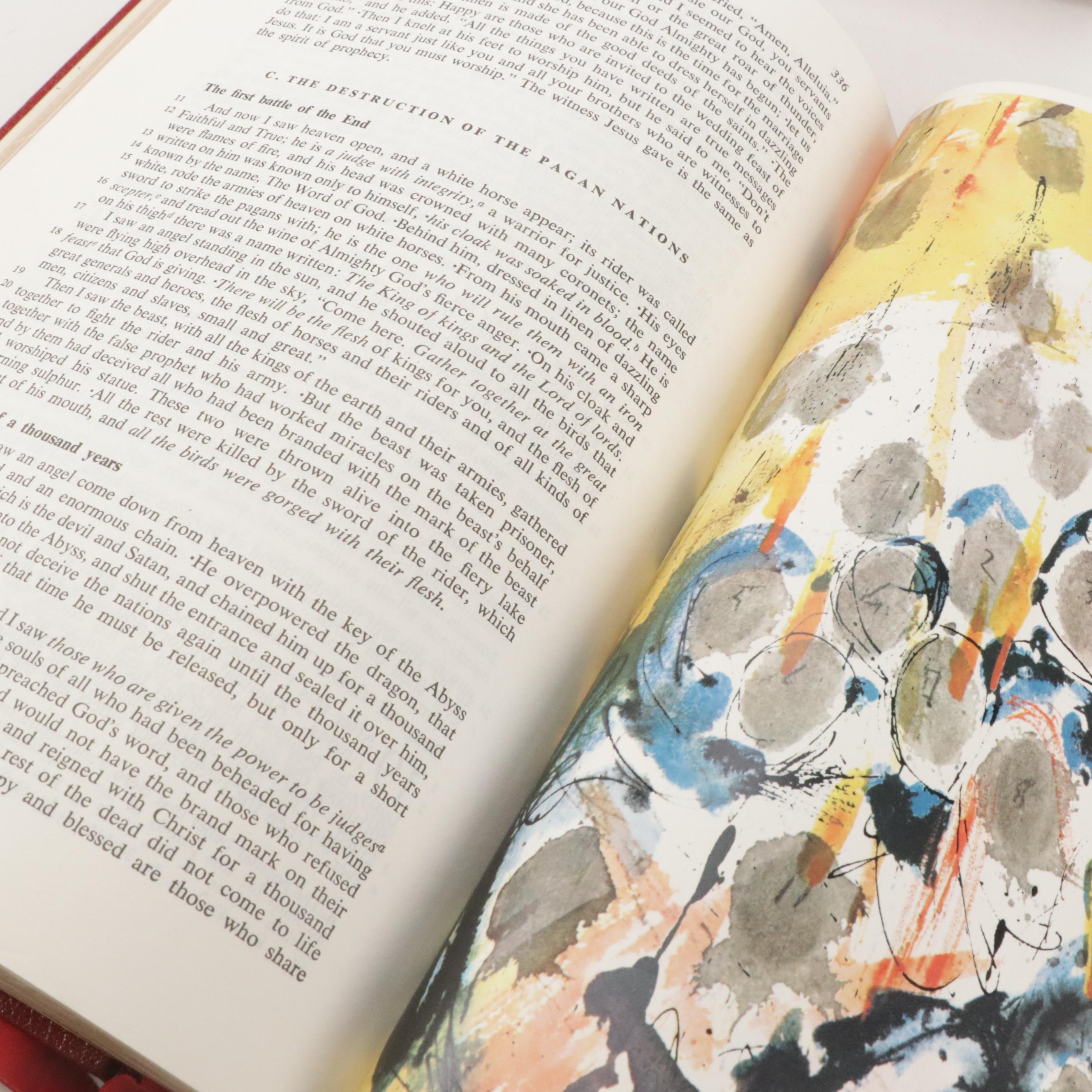 Salvador Dalí Illustrated Jerusalem Bible Edited by Alexander Jones, 1970