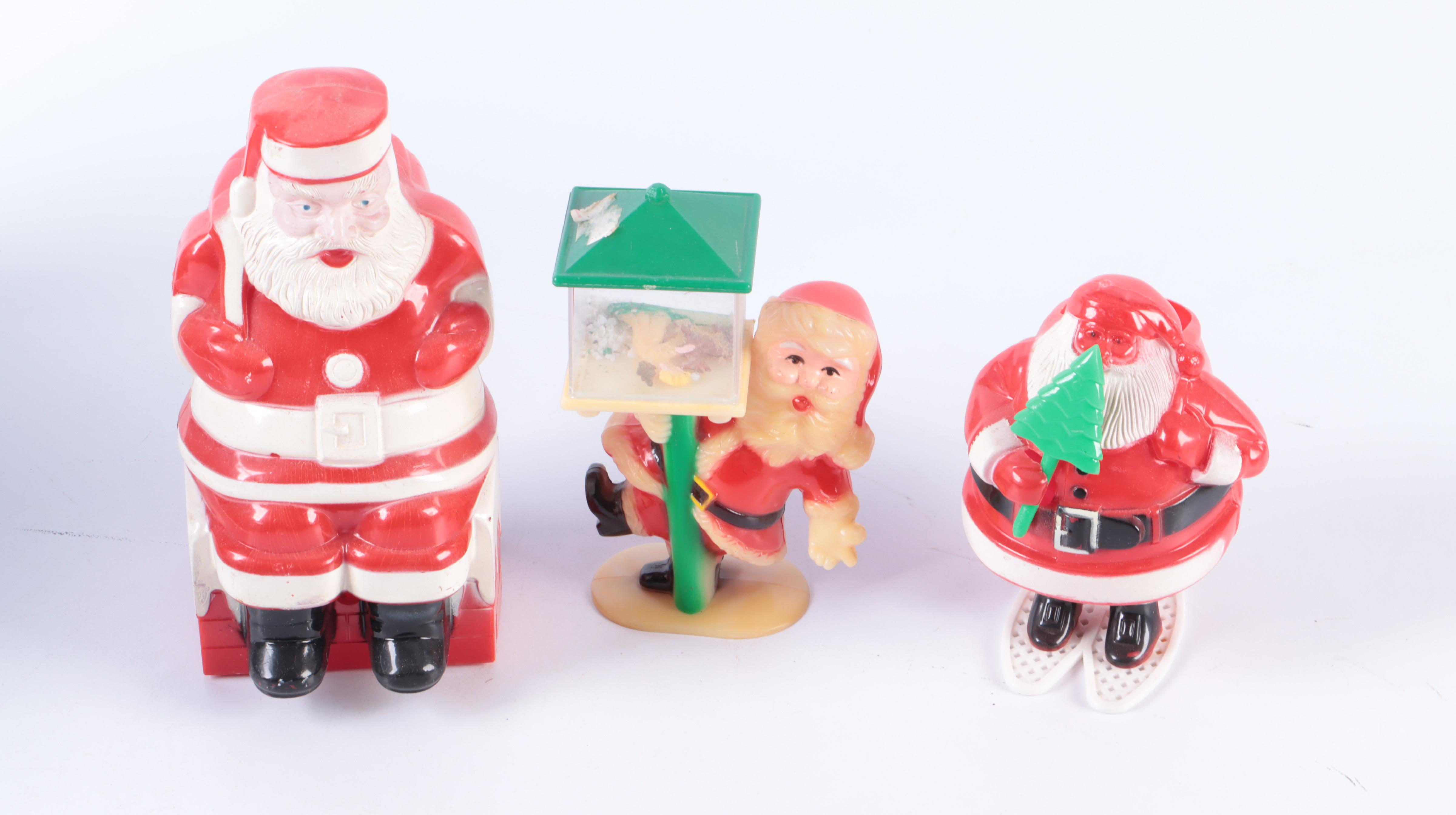 Blown Plastic Christmas Decorations