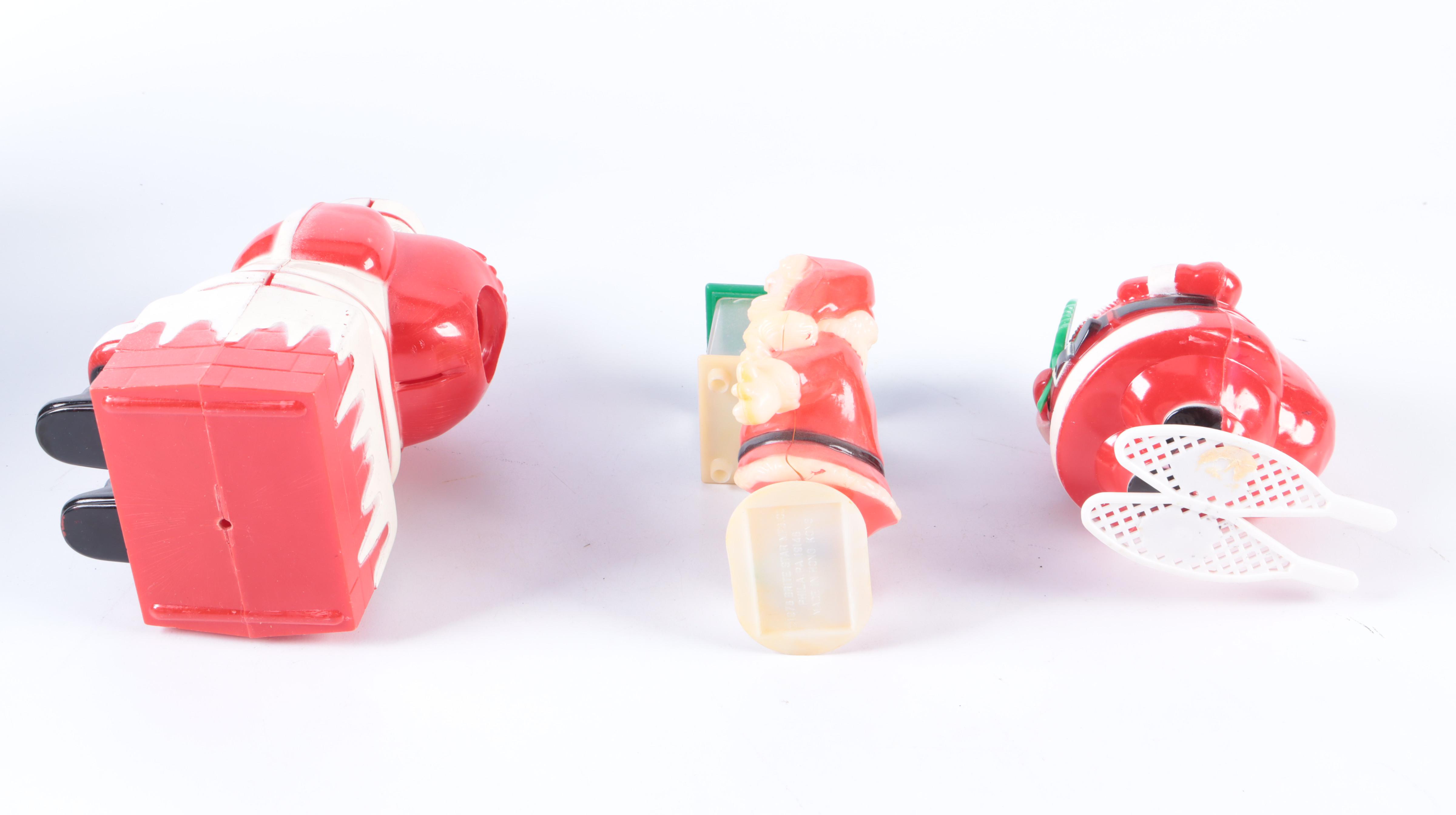 Blown Plastic Christmas Decorations