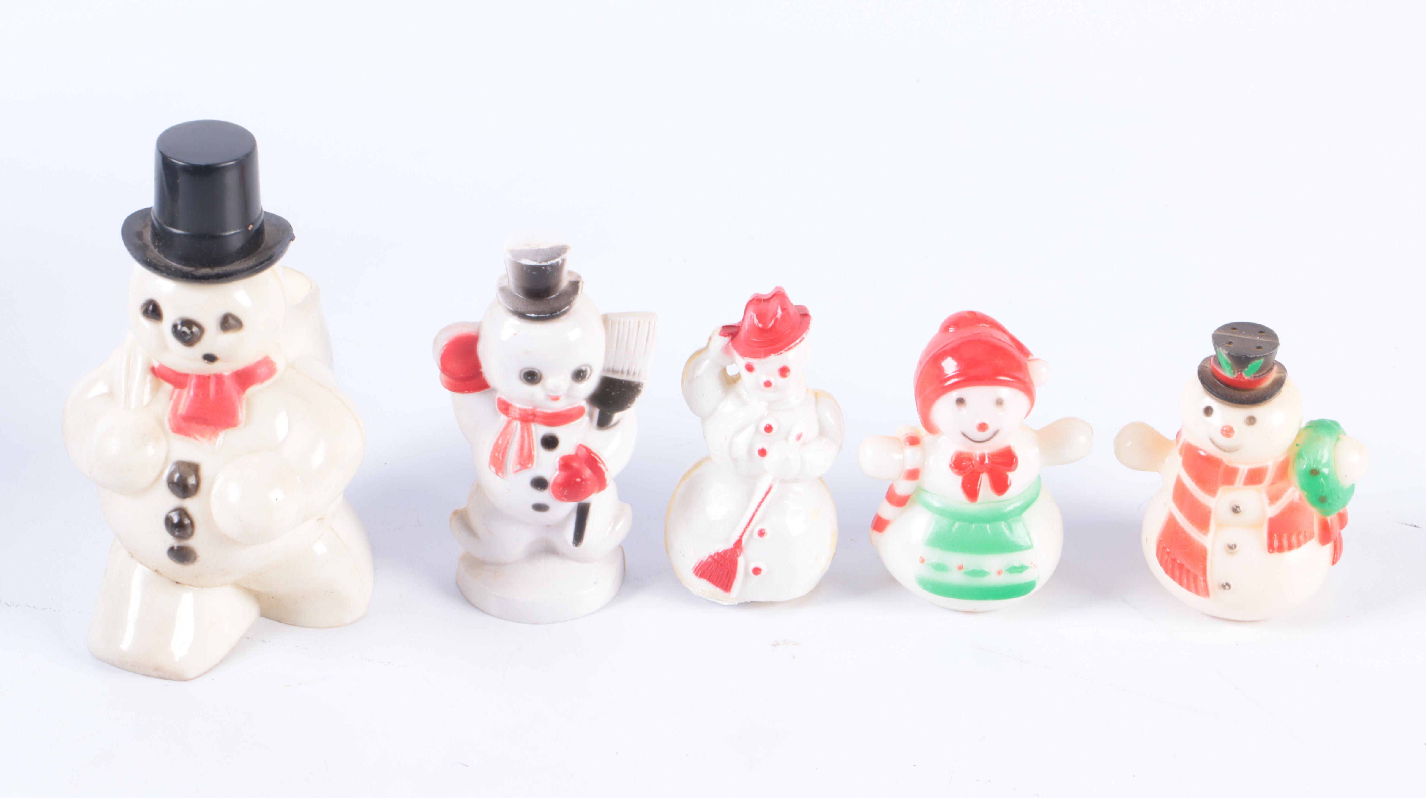 Blown Plastic Christmas Decorations