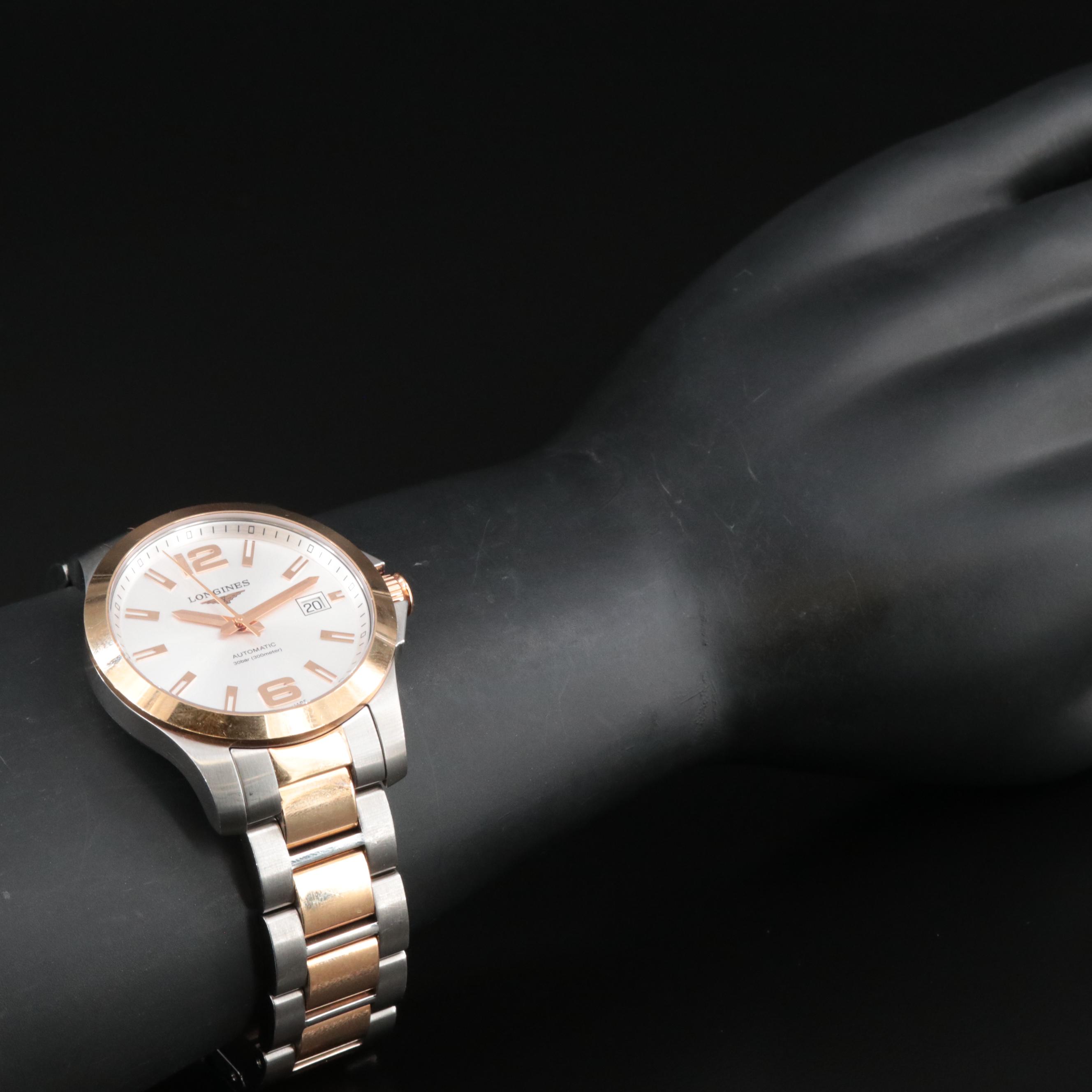 Longines Conquest Automatic Two-Tone Stainless Steel Watch