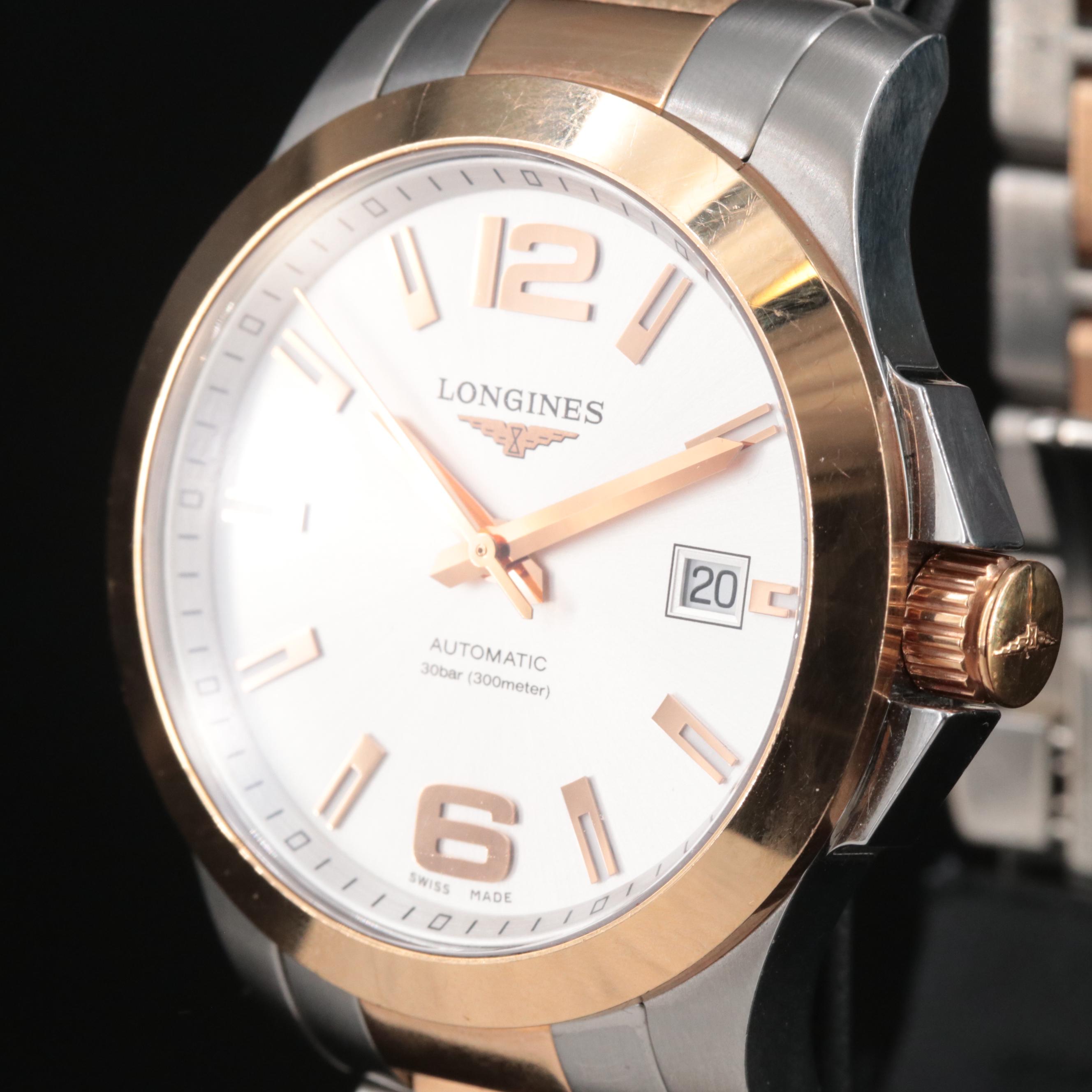 Longines Conquest Automatic Two-Tone Stainless Steel Watch