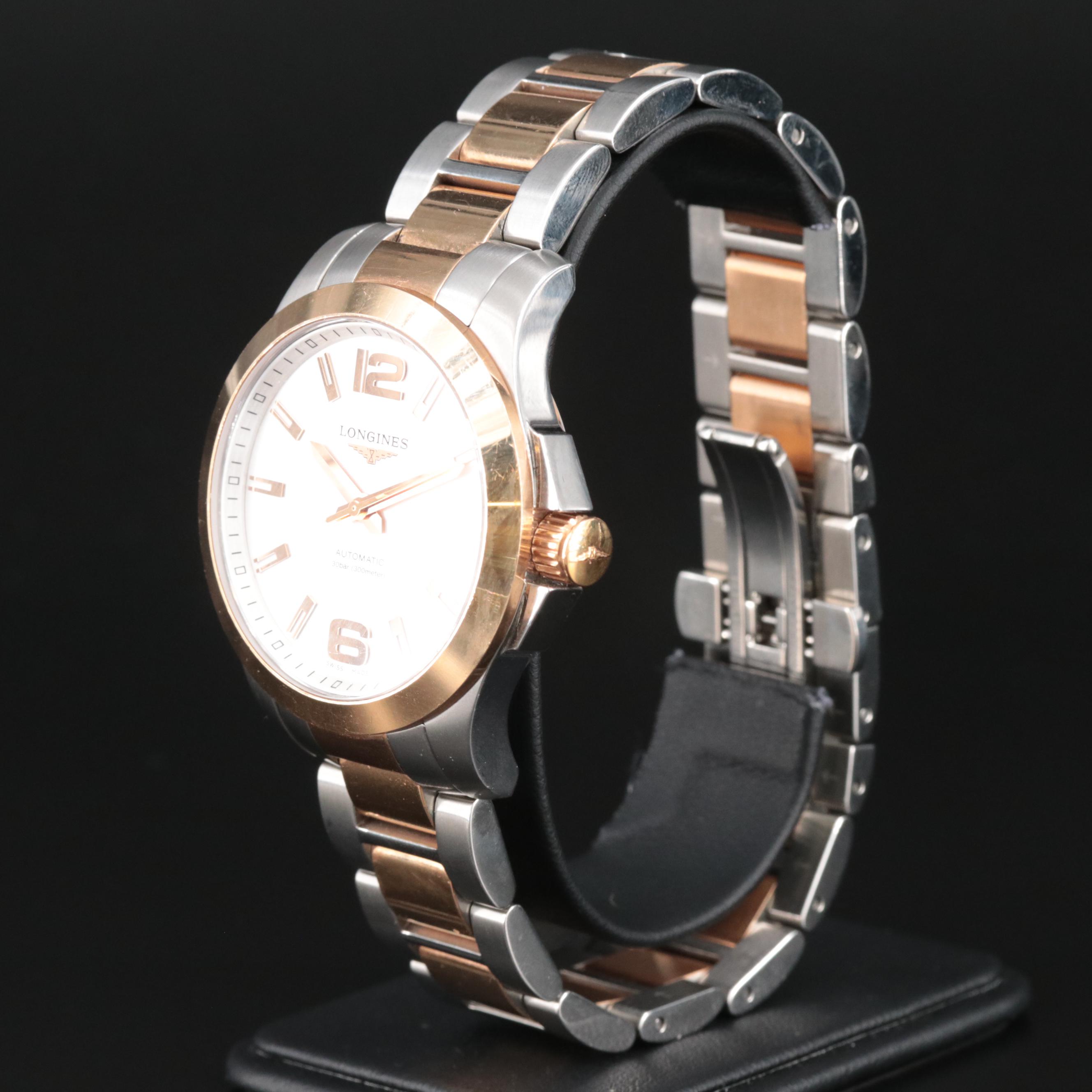 Longines Conquest Automatic Two-Tone Stainless Steel Watch