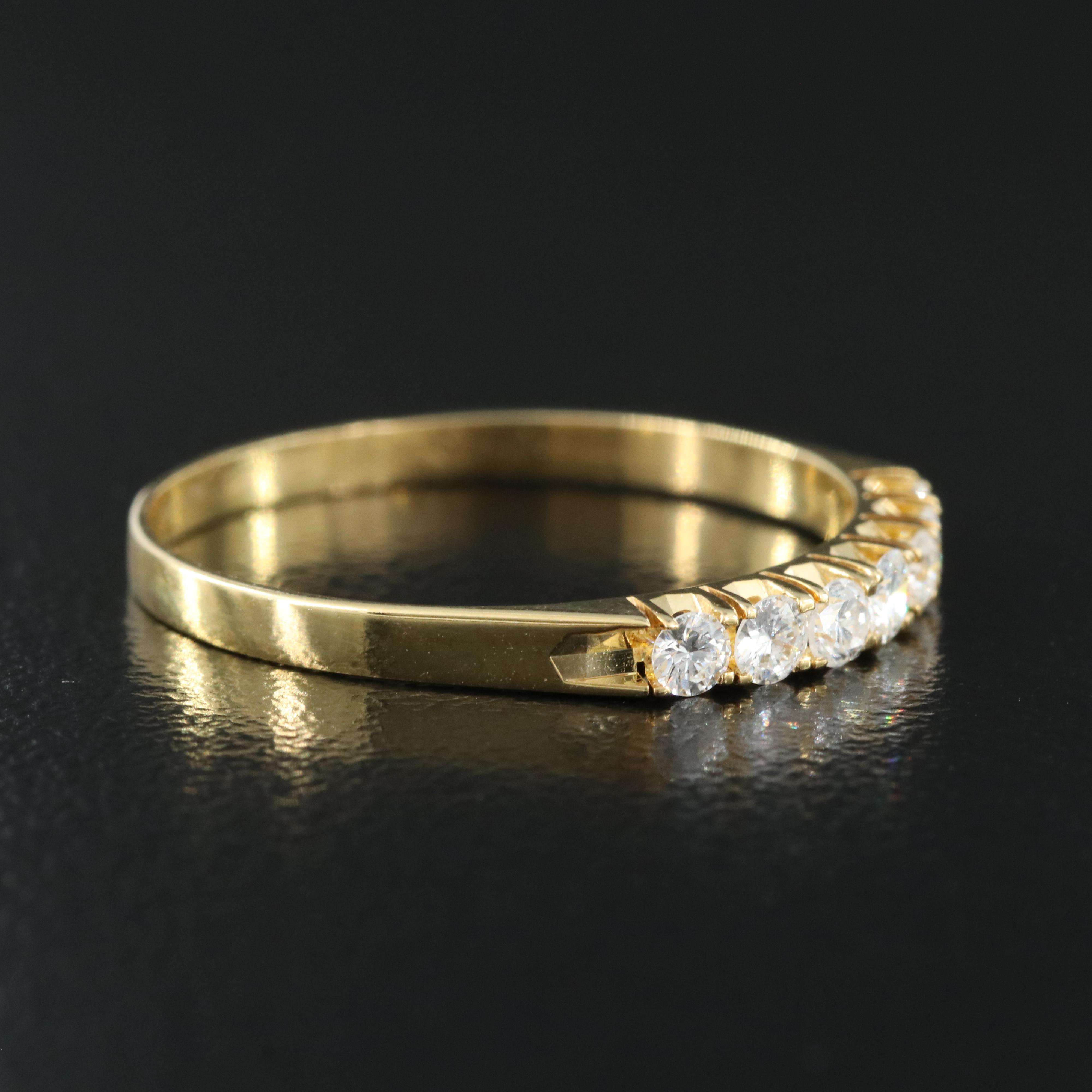 14K 0.25 CTW Diamond Seven Stone Ring