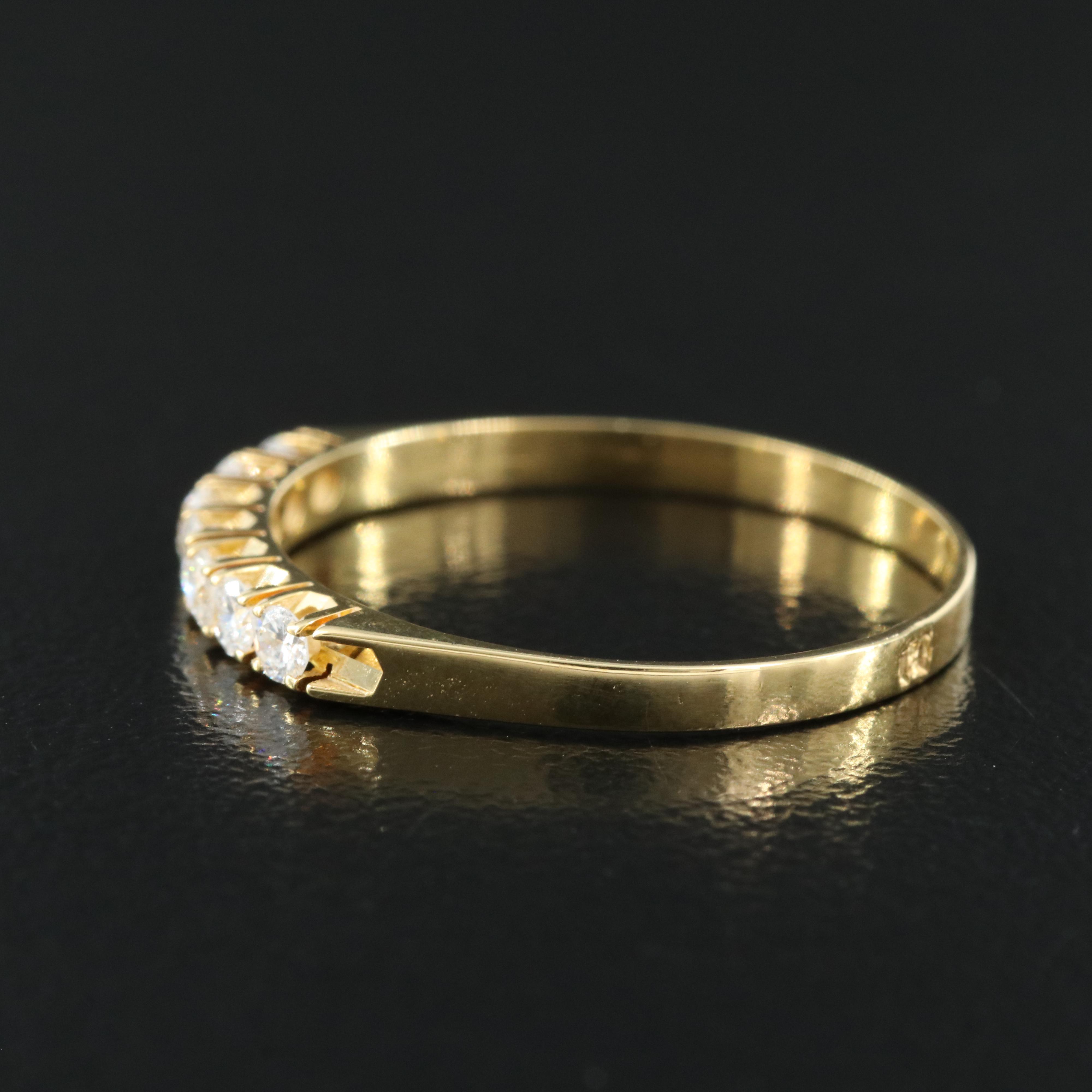 14K 0.25 CTW Diamond Seven Stone Ring