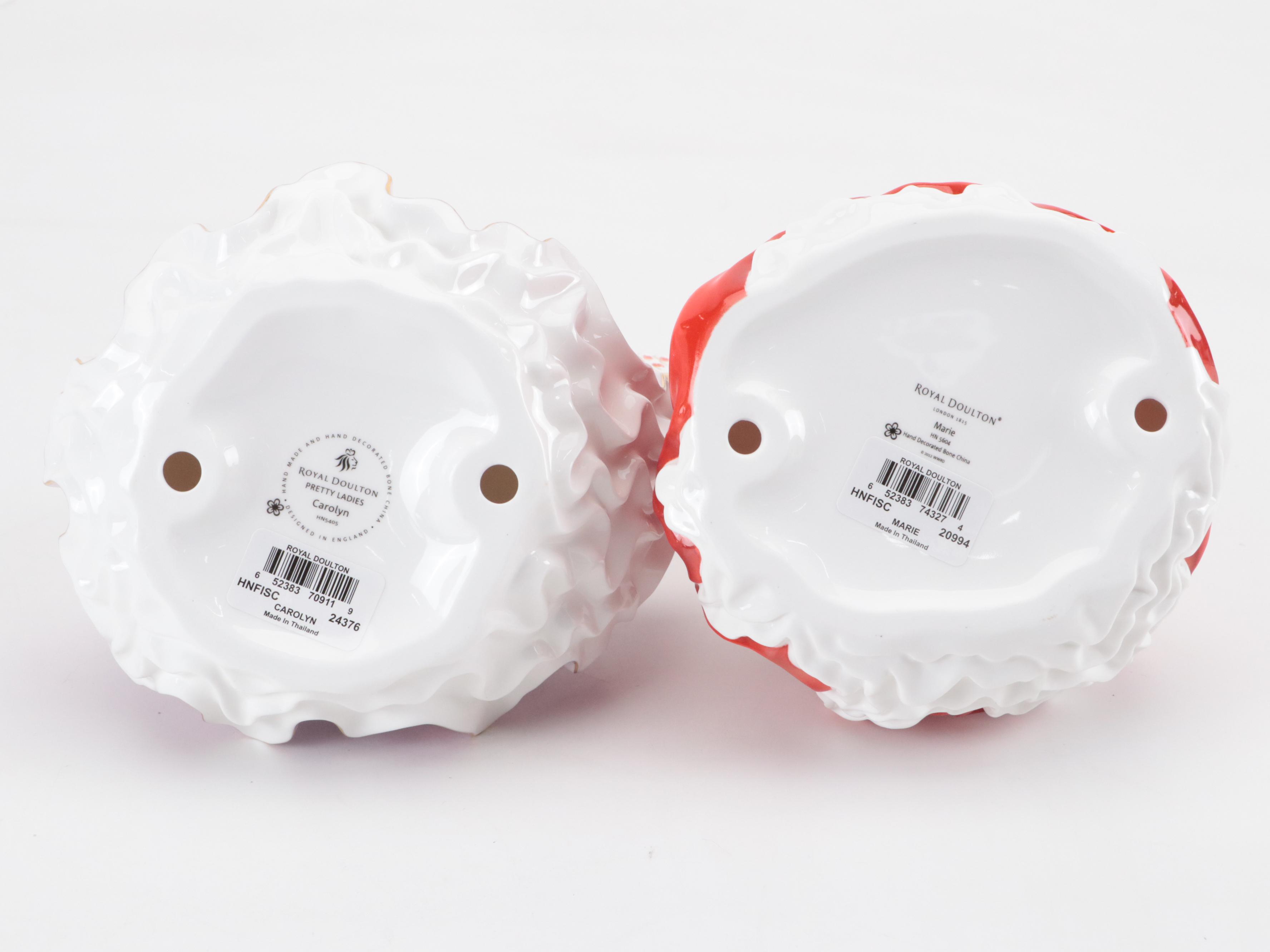 Royal Doulton "Pretty Ladies" Porcelain Figurines Including Carolyn, Jessica