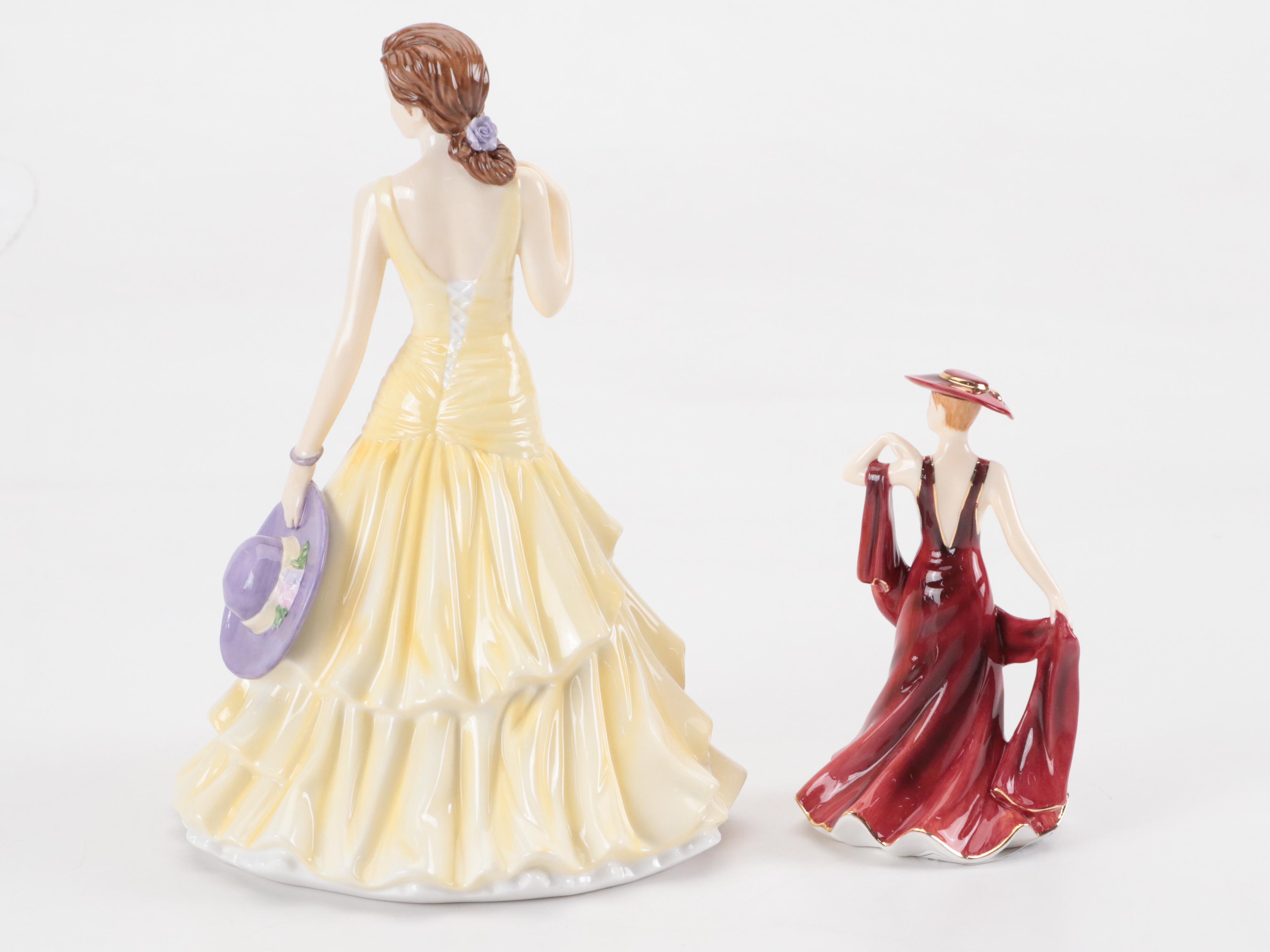 Royal Doulton "Pretty Ladies" Porcelain Figurines Including Carolyn, Jessica