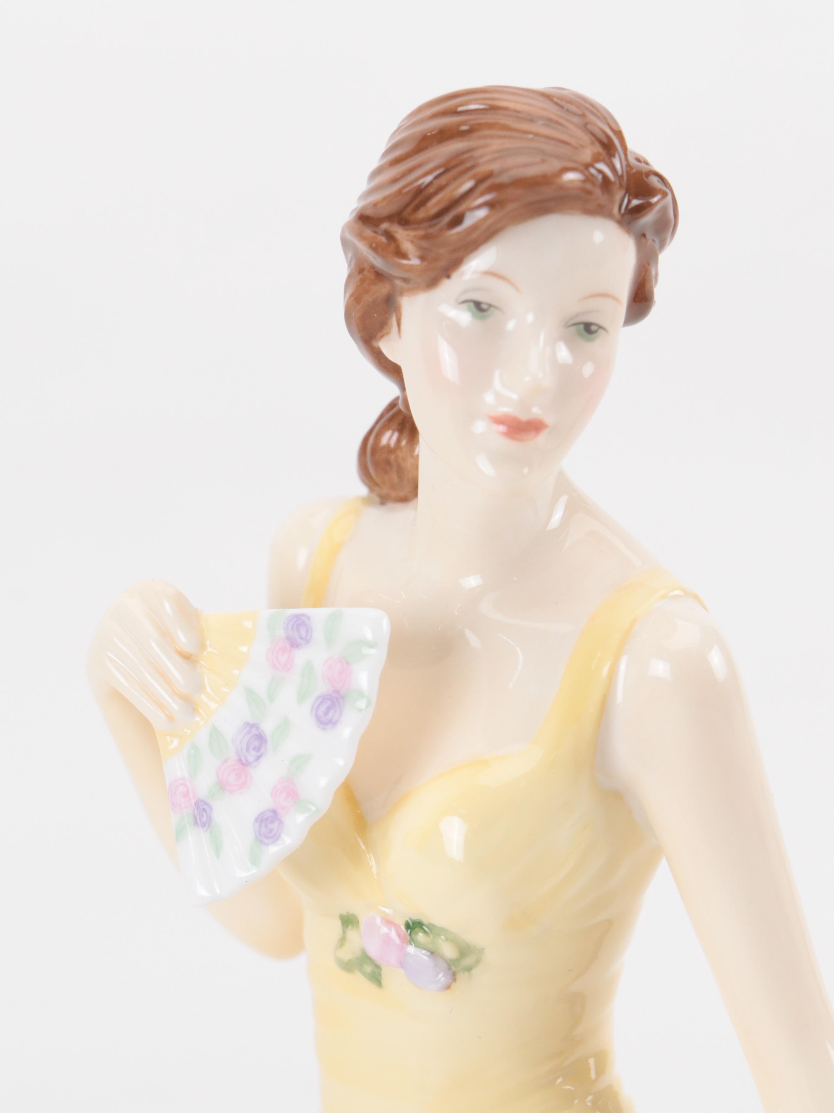 Royal Doulton "Pretty Ladies" Porcelain Figurines Including Carolyn, Jessica