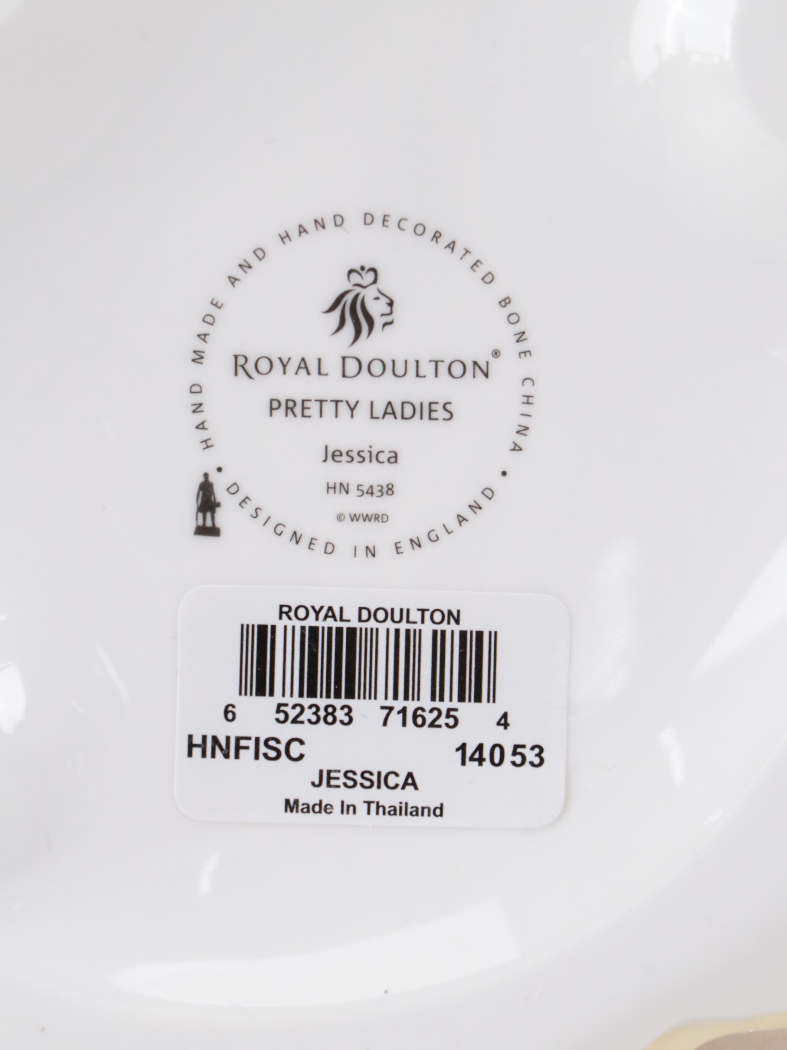 Royal Doulton "Pretty Ladies" Porcelain Figurines Including Carolyn, Jessica