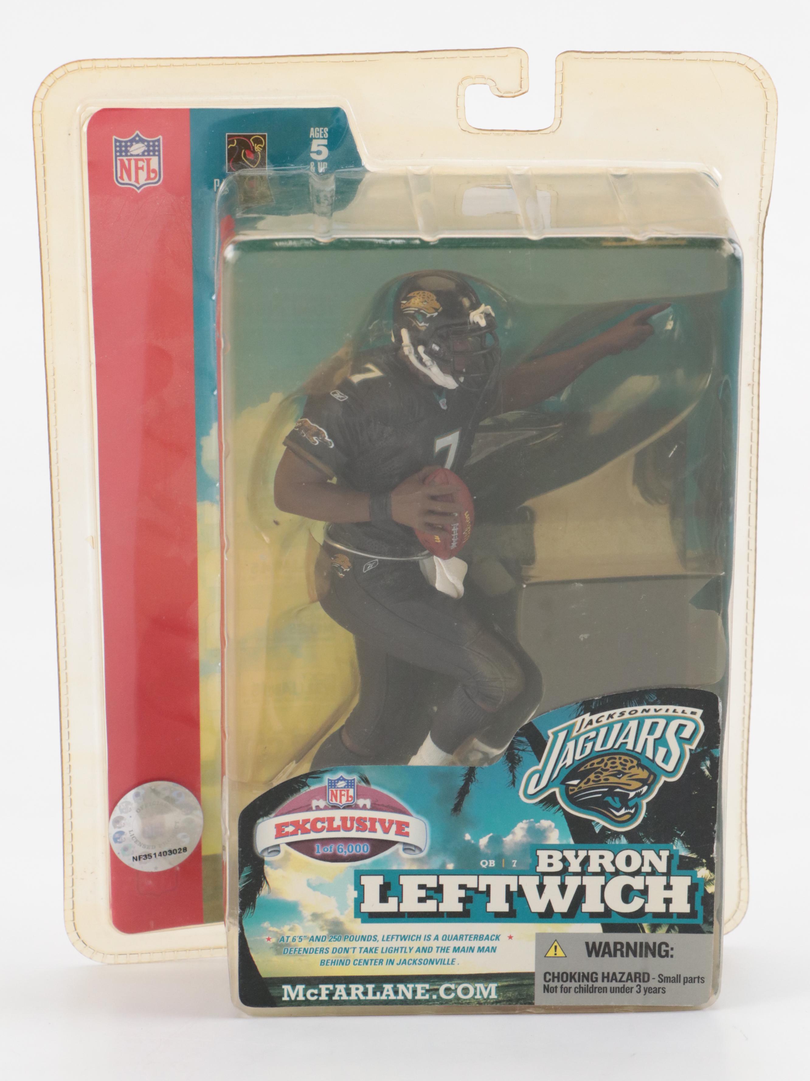 Sealed McFarlane Football Figures Featuring Tom Brady, Ben Roethlisberger, More