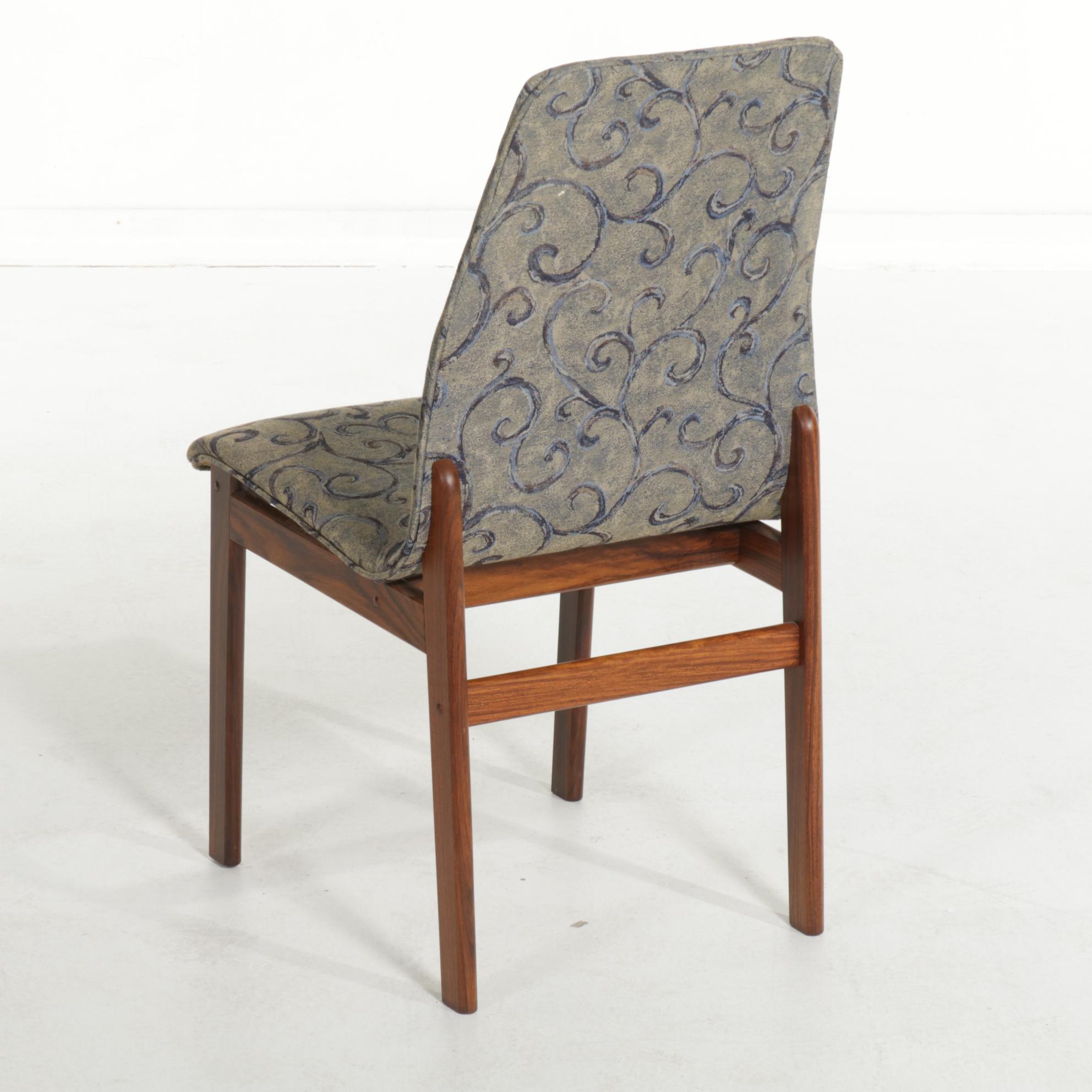 Six Hugo Frandsen for Spøttrup Stolefabrik Danish Modern Rosewood Dining Chairs