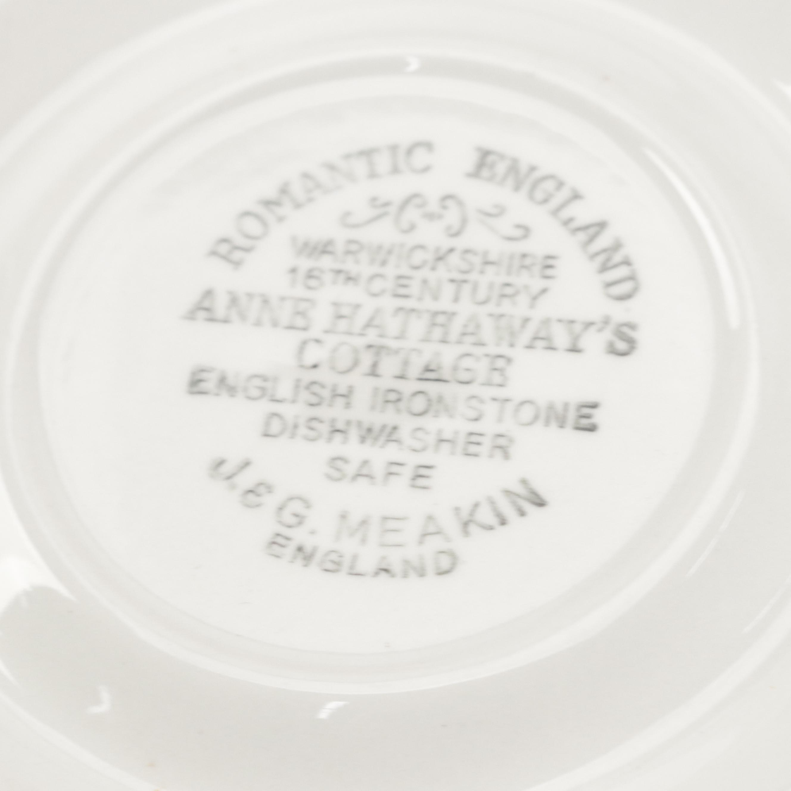 Bursley "The Post House" with More English Ceramic and Ironstone Dinnerware