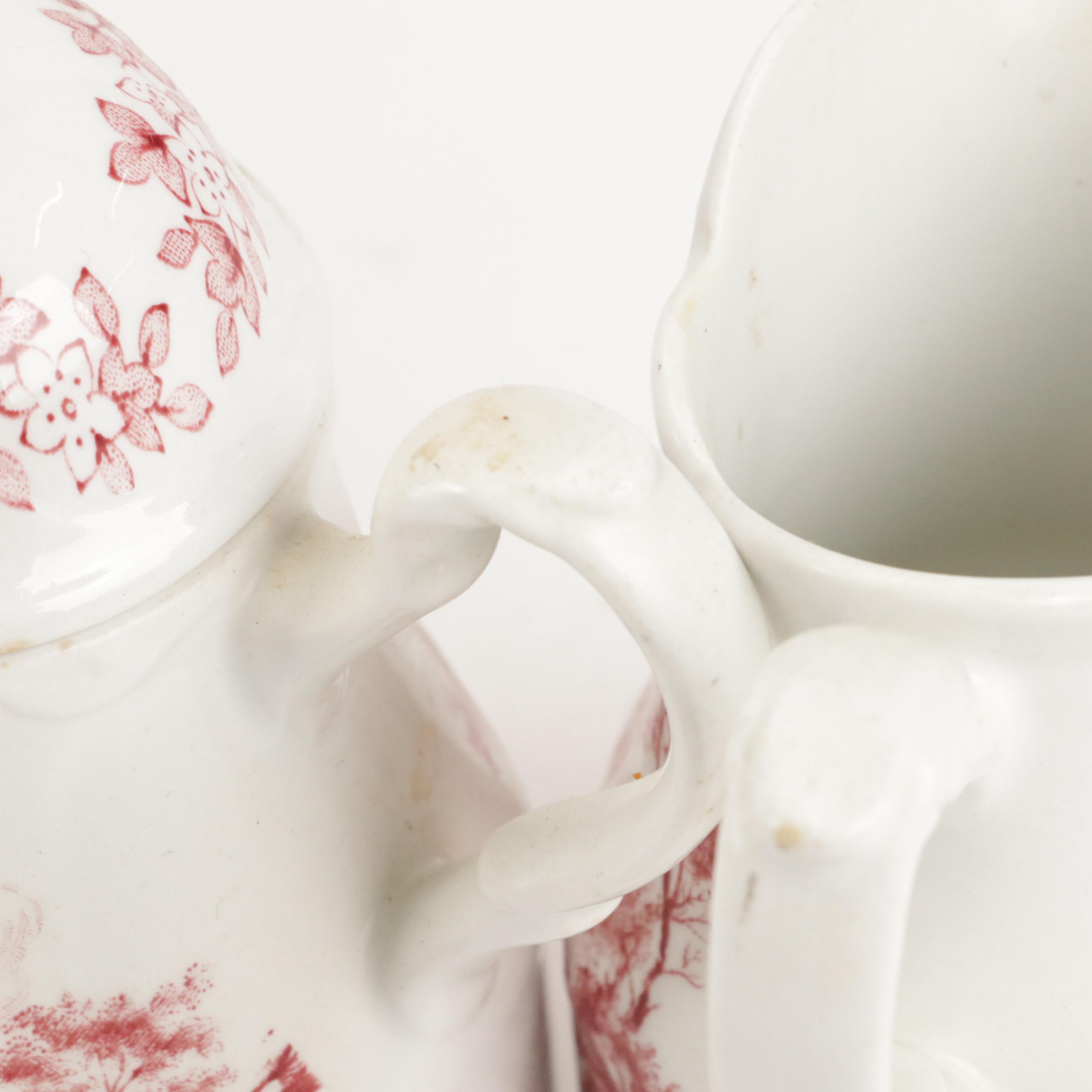 Bursley "The Post House" with More English Ceramic and Ironstone Dinnerware