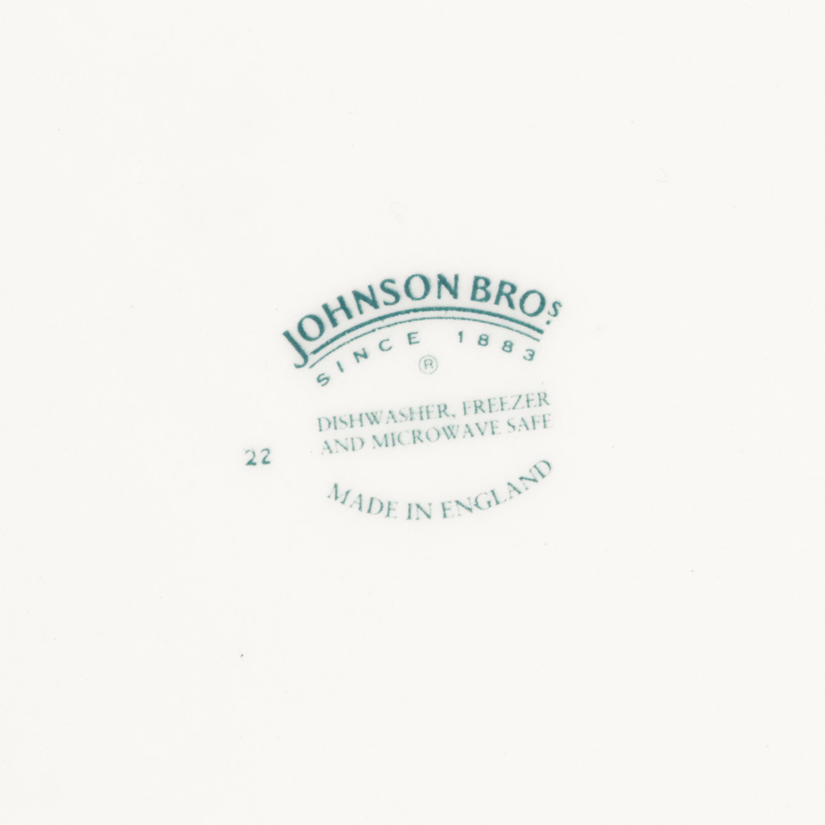 Bursley "The Post House" with More English Ceramic and Ironstone Dinnerware